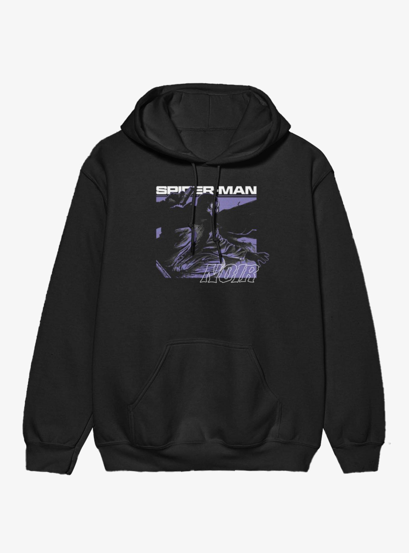 Marvel Spider-Man Noir Crouching Hoodie, , hi-res