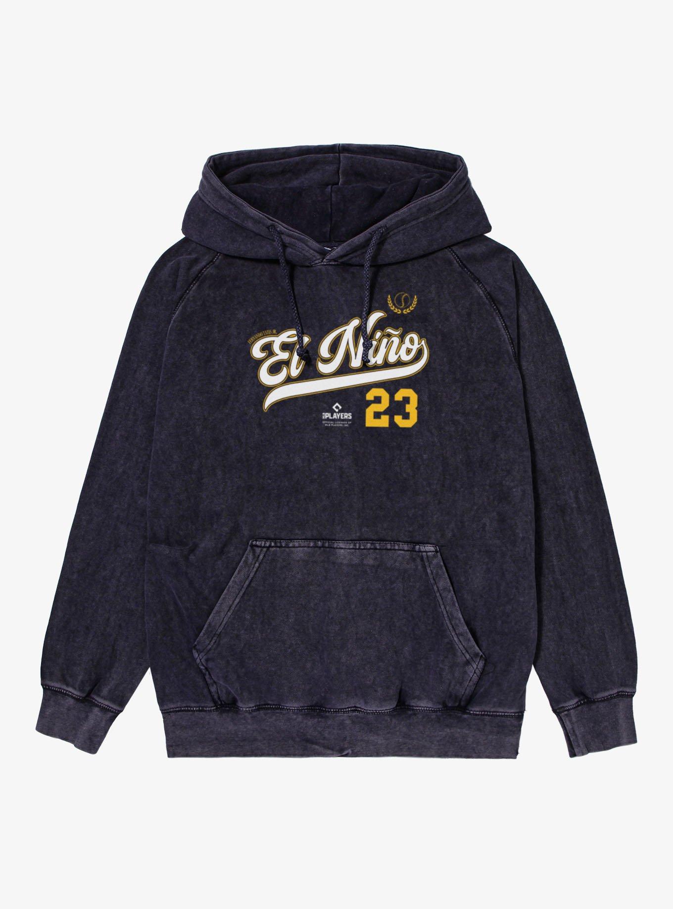 MLB Fernando Tatis Jr. El Nino Rising Swoosh Mineral Wash Hoodie, , hi-res