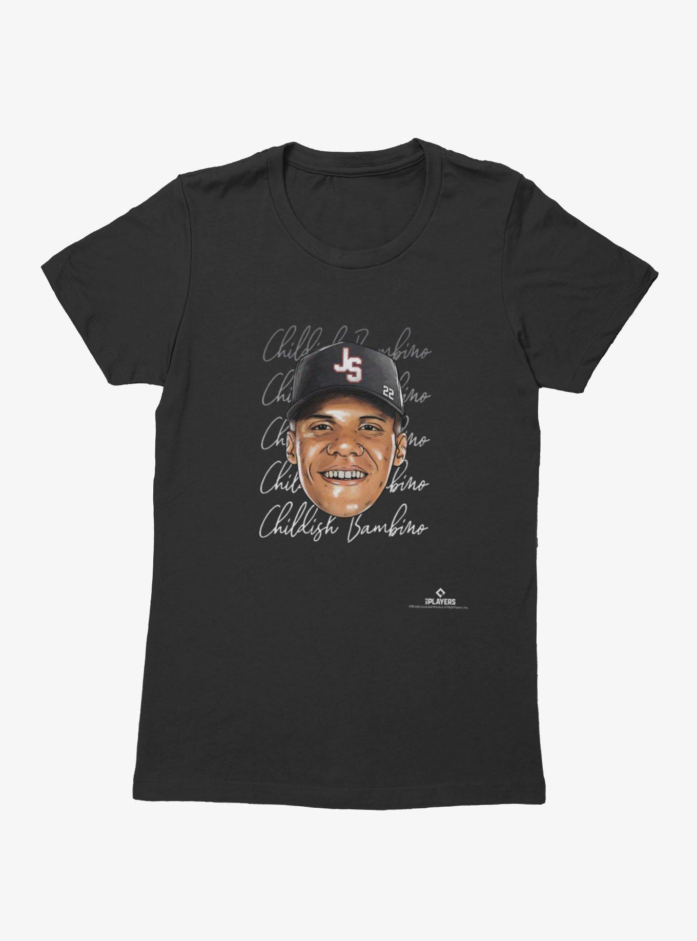MLB Juan Soto Childish Bambino Signature Face Womens T-Shirt, , hi-res
