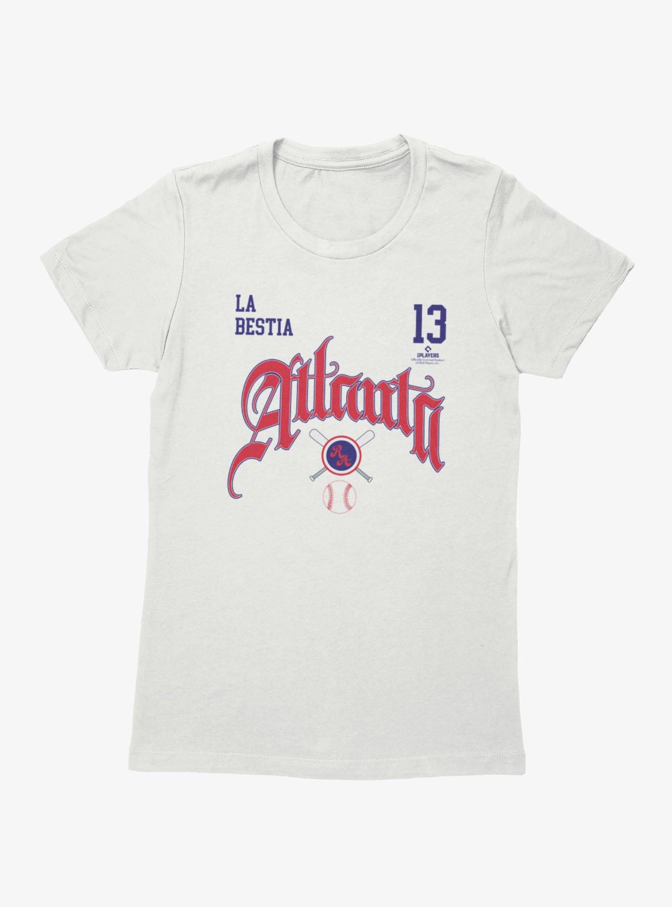 MLB Ronald Acu?a Jr. Atlanta La Bestia 13 Womens T-Shirt, , hi-res