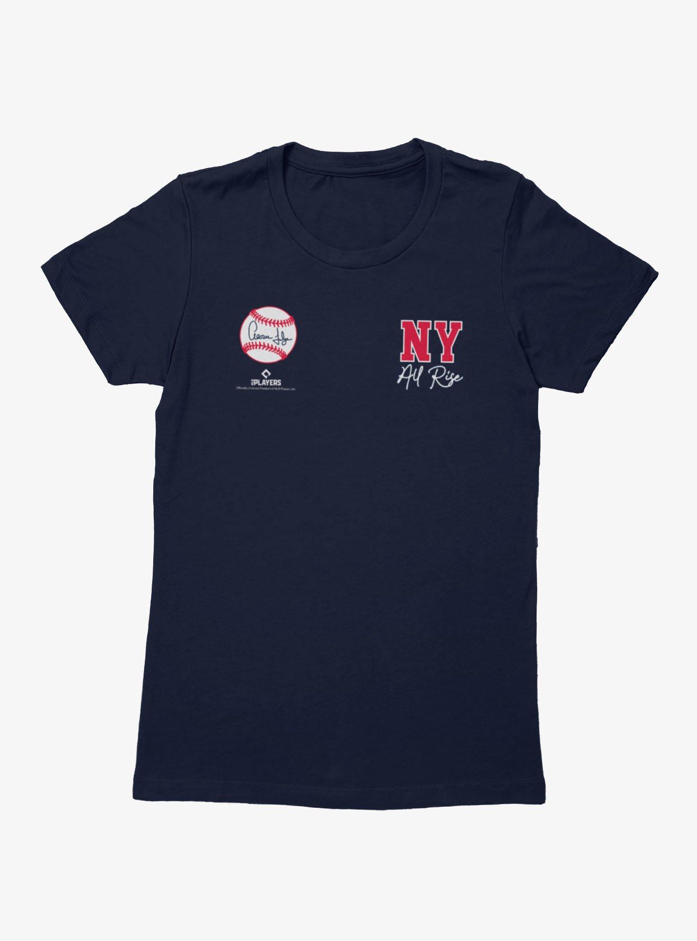 MLB Aaron Judge Baseball Signature NY Womens T-Shirt, , hi-res