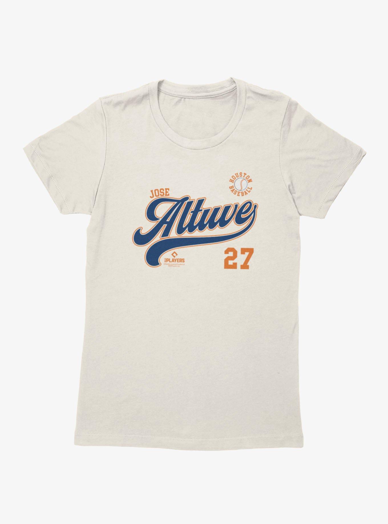 MLB Jose Altuve 27 Huston Baseball Womens T-Shirt, , hi-res