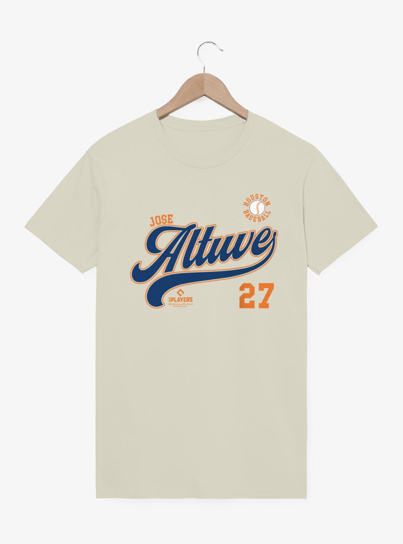 MLB Jose Altuve 27 Huston Baseball T-Shirt, , hi-res