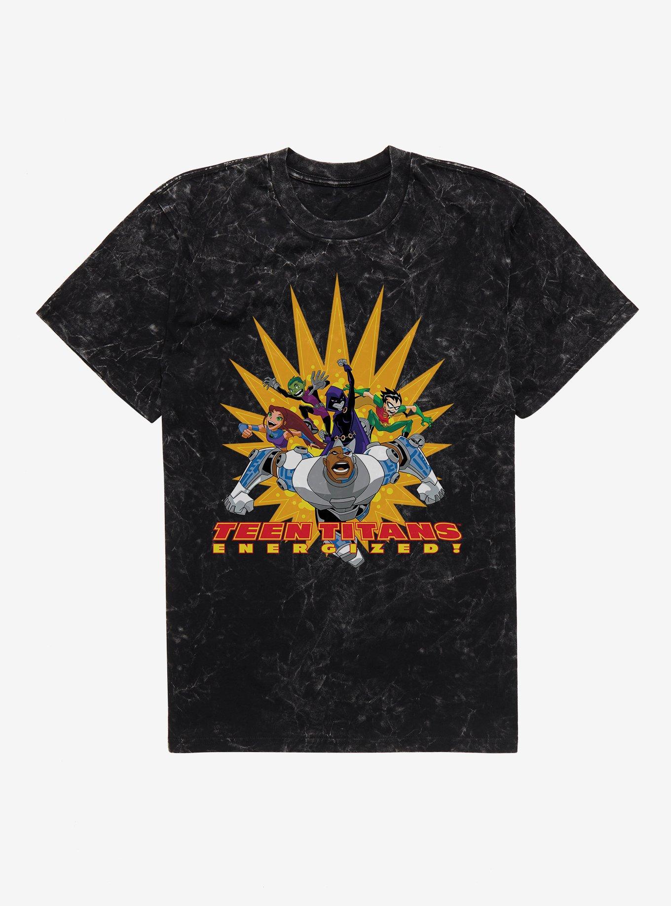 Teen Titans Energized! Mineral Wash T-Shirt, , hi-res