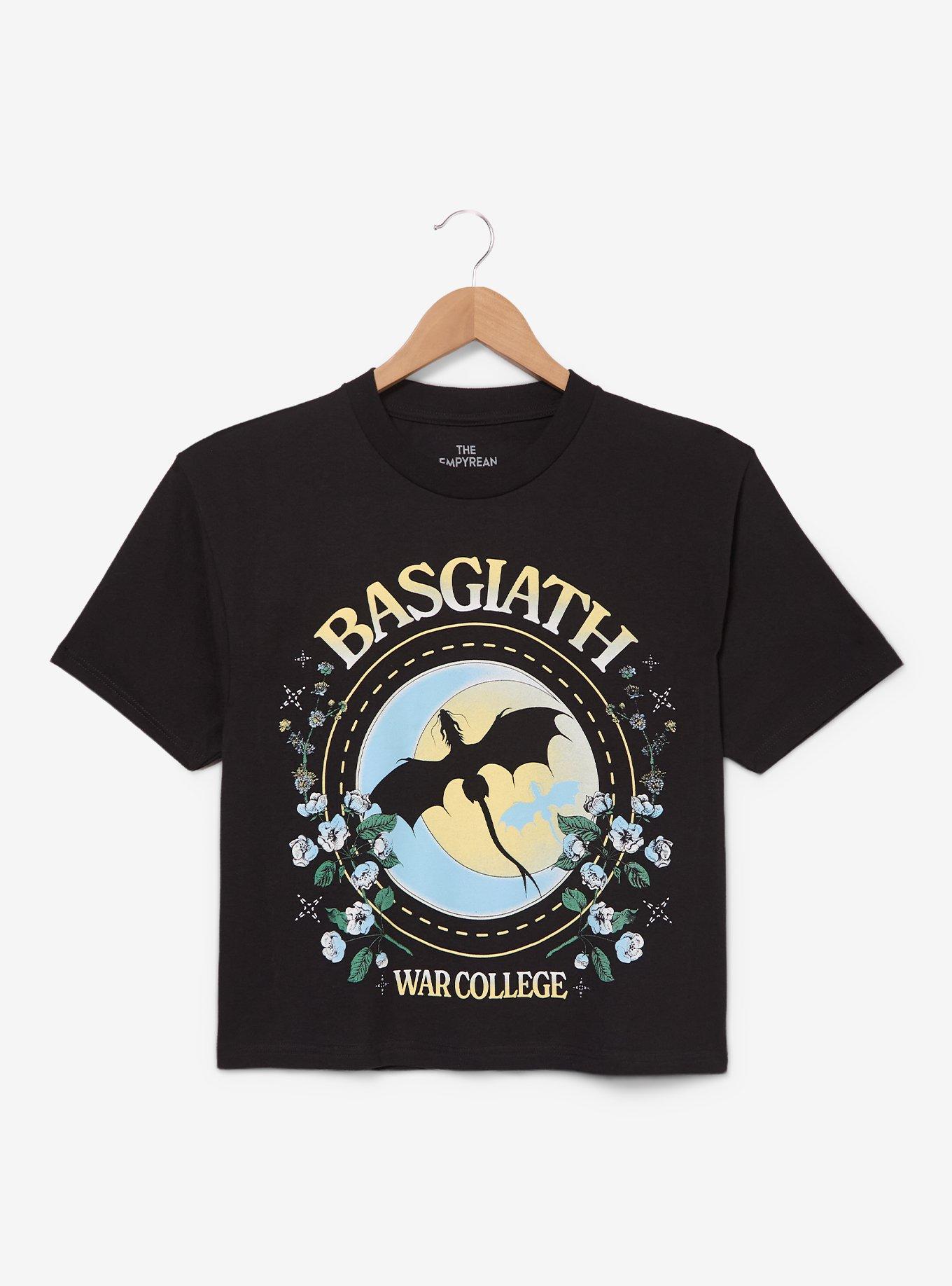 Fourth Wing Basgiath War College Women's Cropped T-Shirt - BoxLunch Exclusive