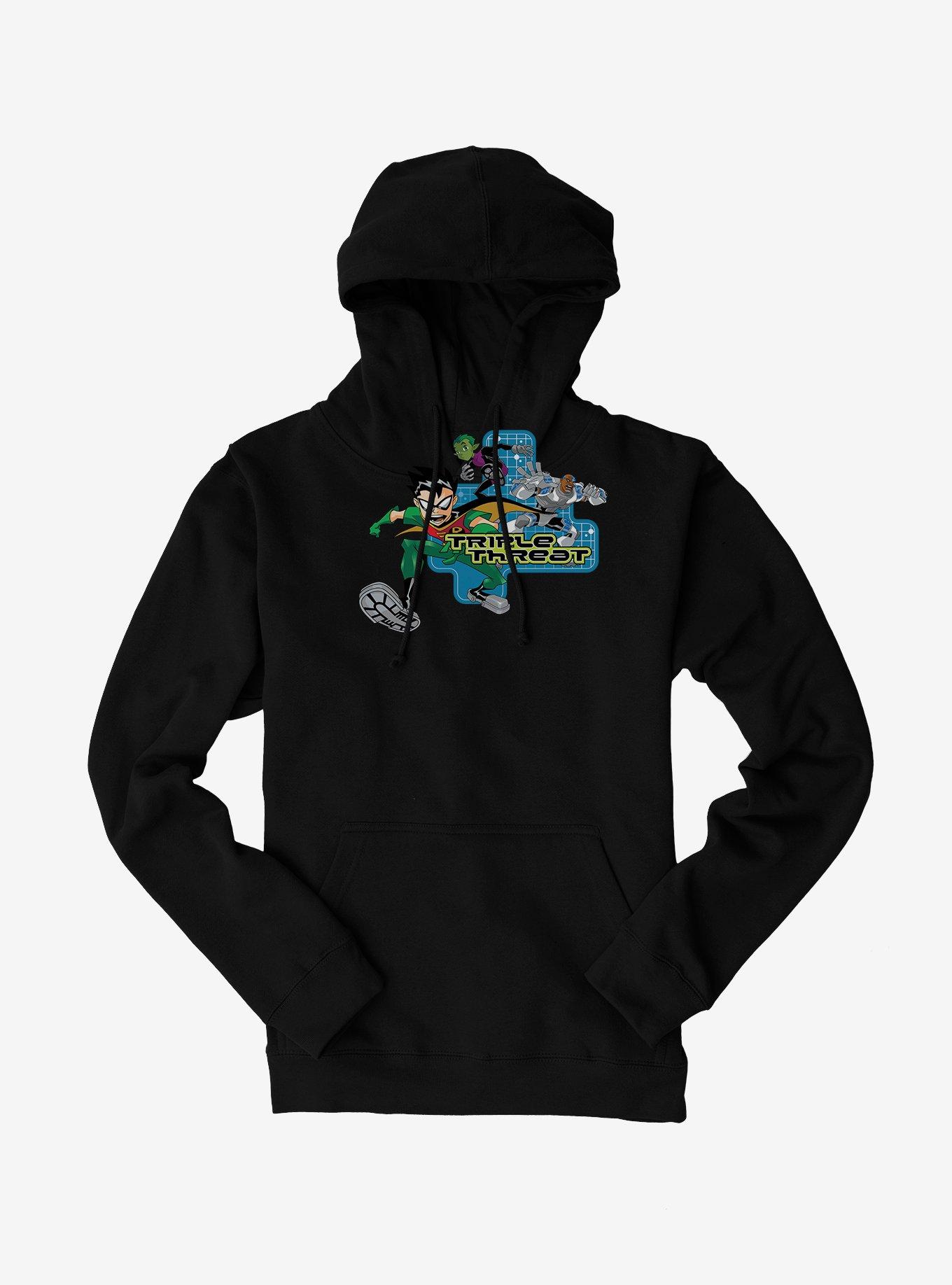 Teen Titans Triple Threat Hoodie, , hi-res