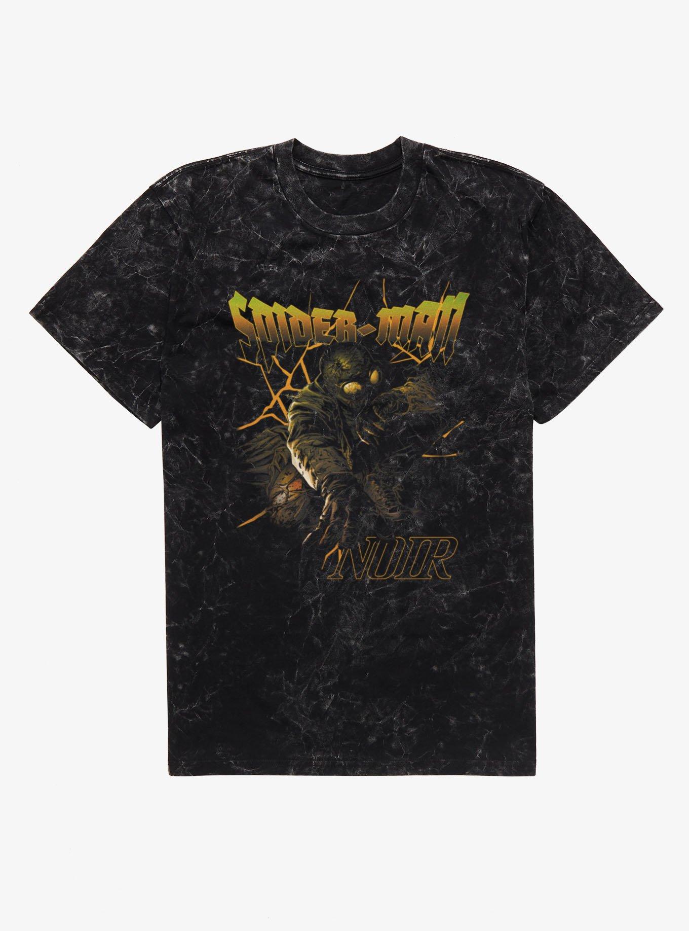 Marvel Spider-Man Noir Senses Portrait Mineral Wash T-Shirt, , hi-res
