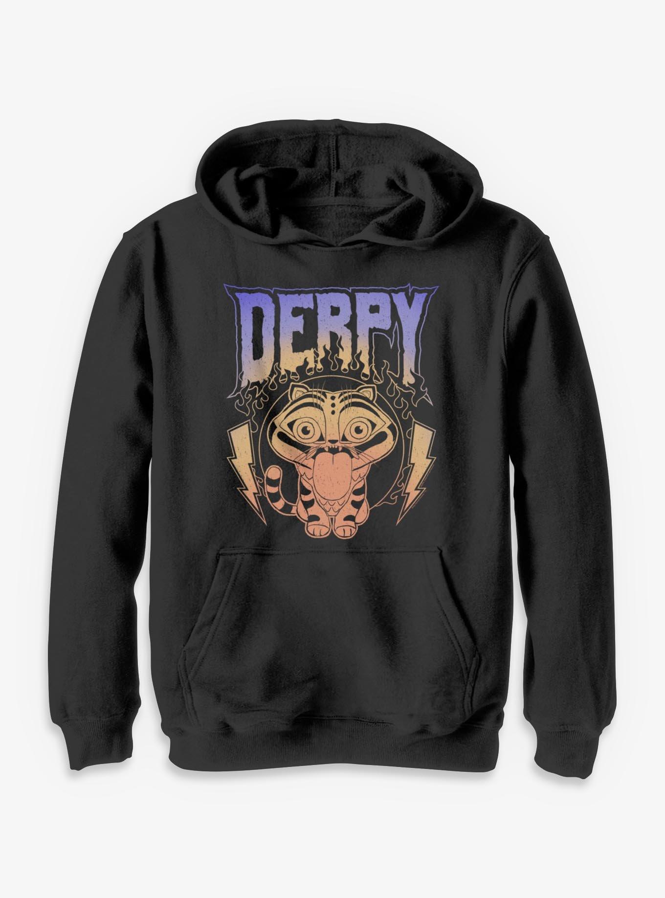 KPop Demon Hunters Derpy Tiger Retro Metal Youth Hoodie, , hi-res