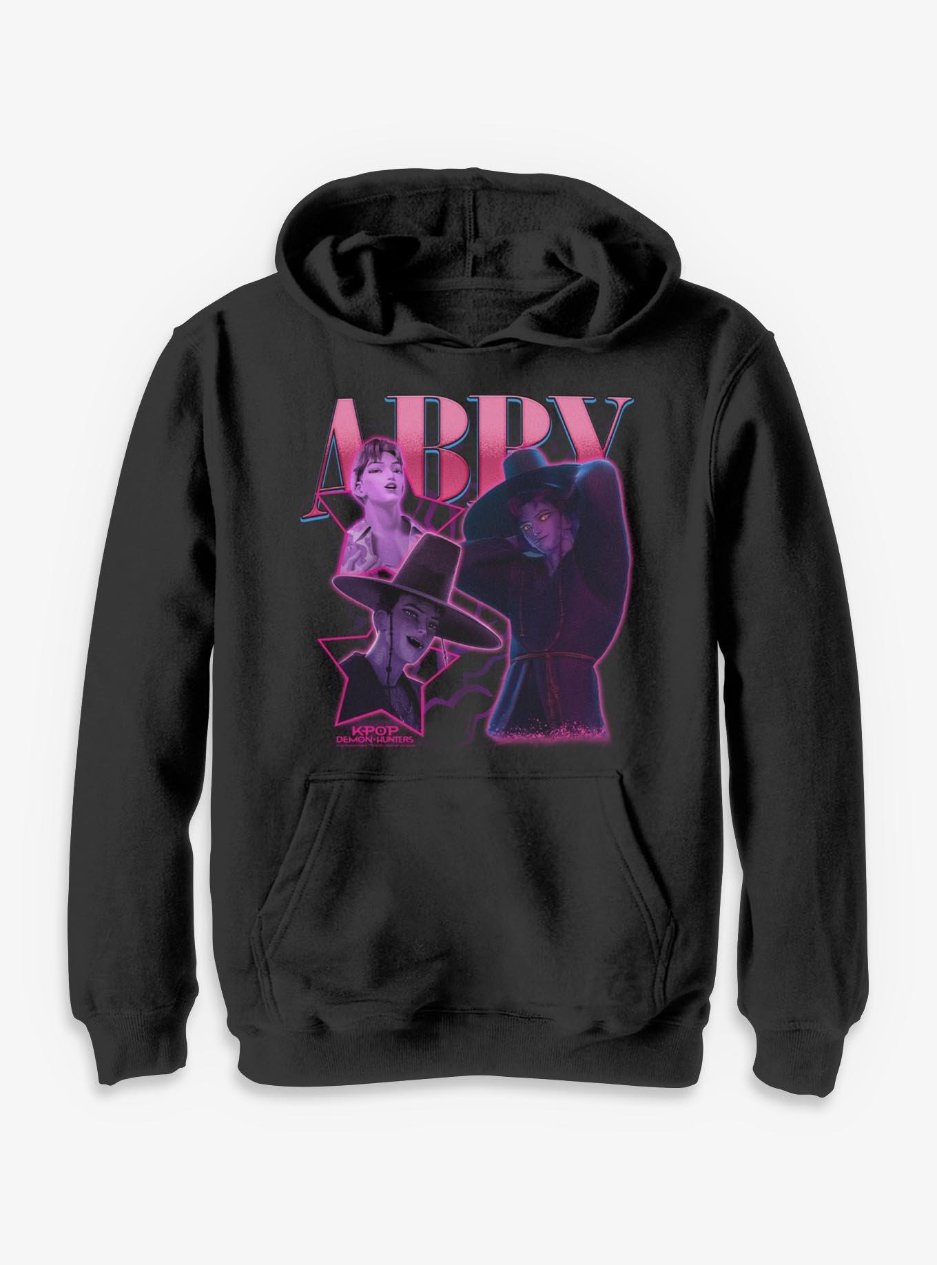 KPop Demon Hunters Saja Boys Abby Collage Youth Hoodie, , hi-res
