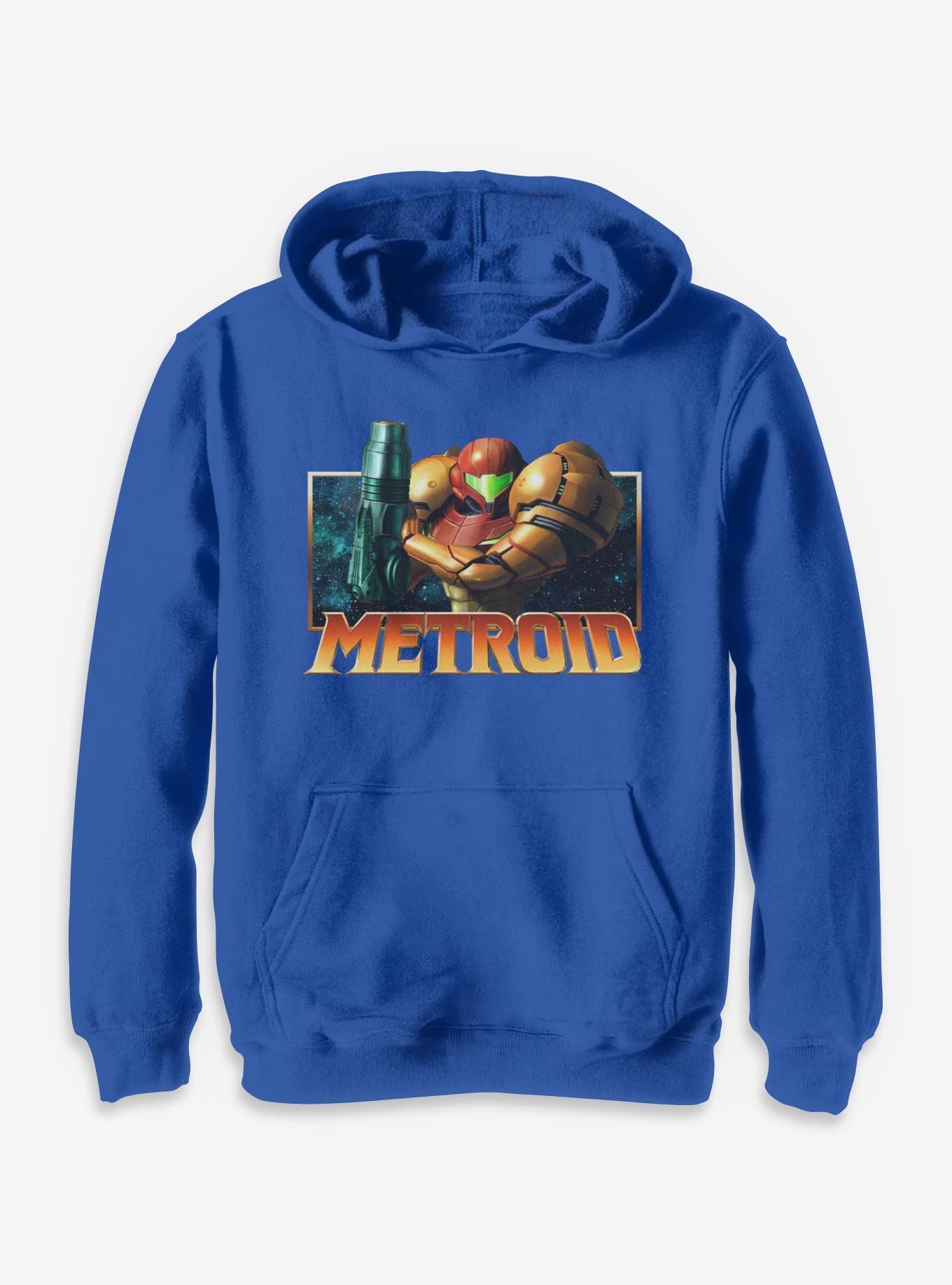 Nintendo Metroid Samus Badge Youth Hoodie, , hi-res