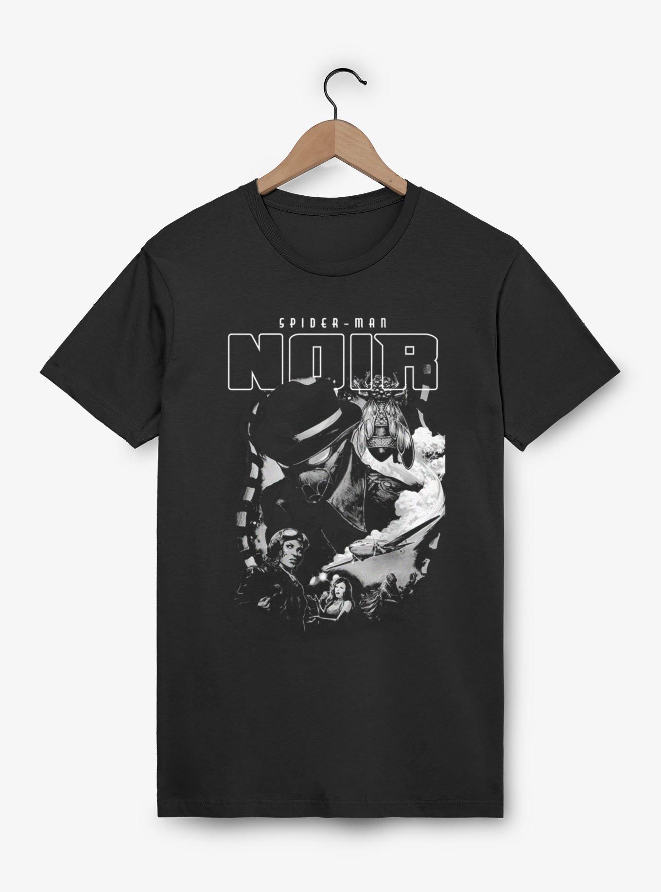 Marvel Spider-Man Noir Detective Fly On The Wall T-Shirt, , hi-res