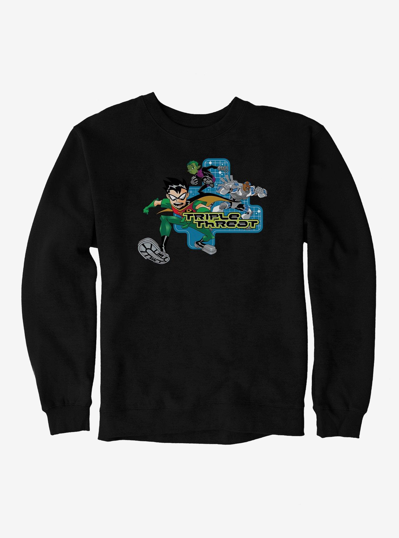 Teen Titans Triple Threat Sweatshirt, , hi-res