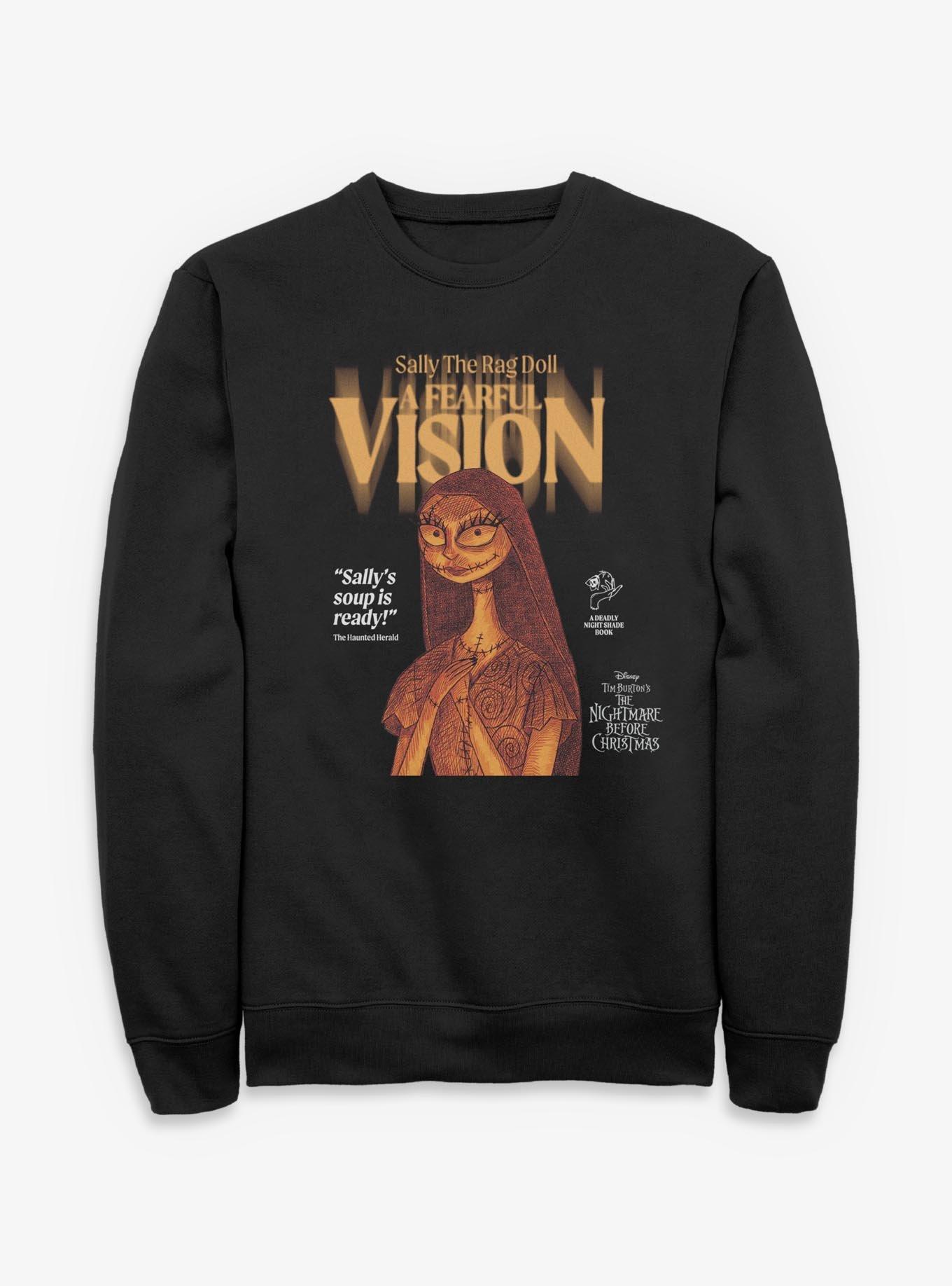 Disney The Nightmare Before Christmas A Fearful Vision Of Sally Sweatshirt, , hi-res