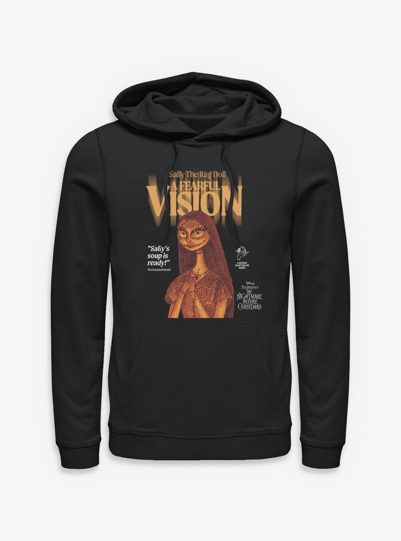 Disney The Nightmare Before Christmas A Fearful Vision Of Sally Hoodie, BLACK, hi-res