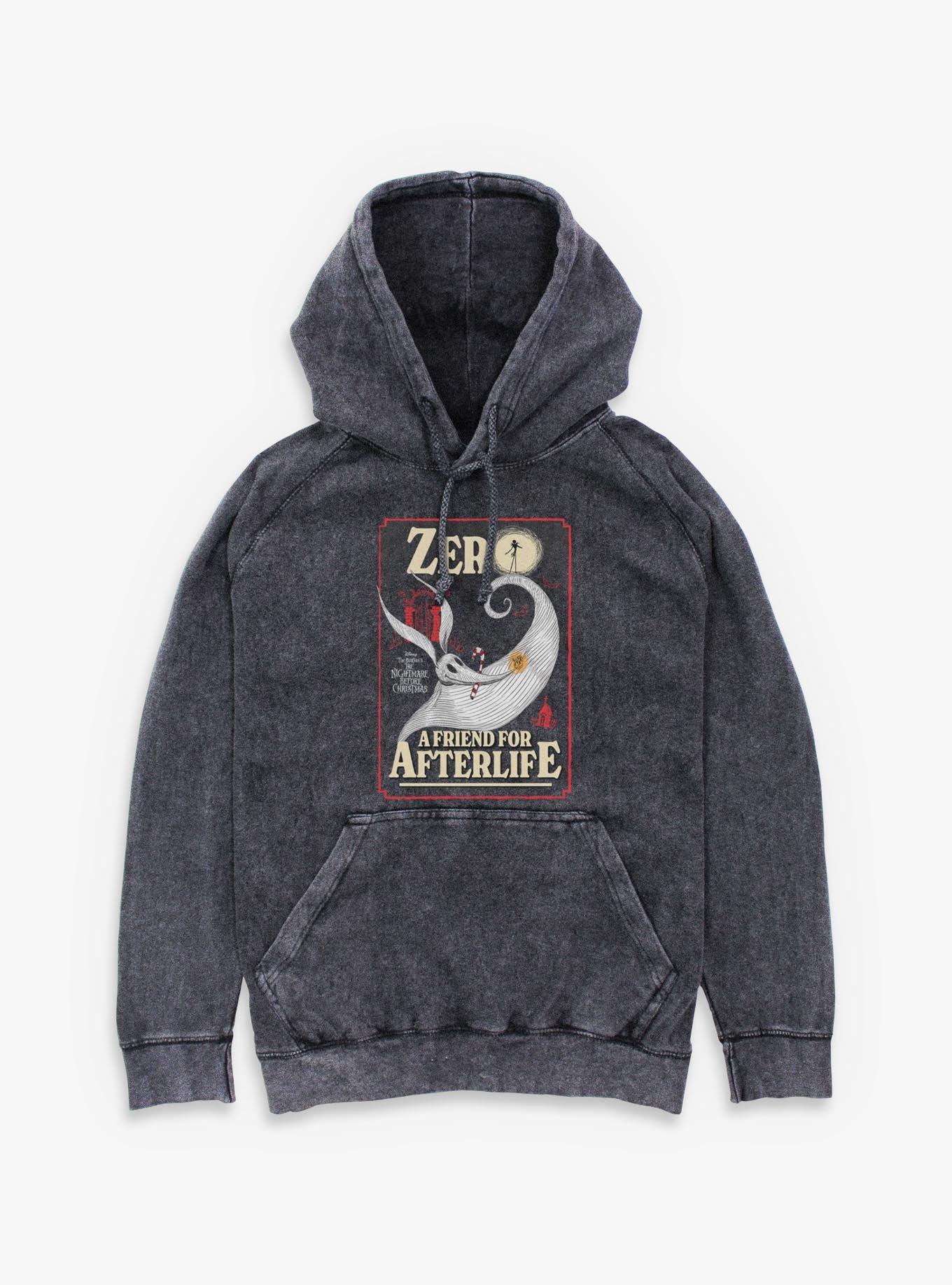 Disney The Nightmare Before Christmas Zero Friend For Afterlife Mineral Wash Hoodie, , hi-res