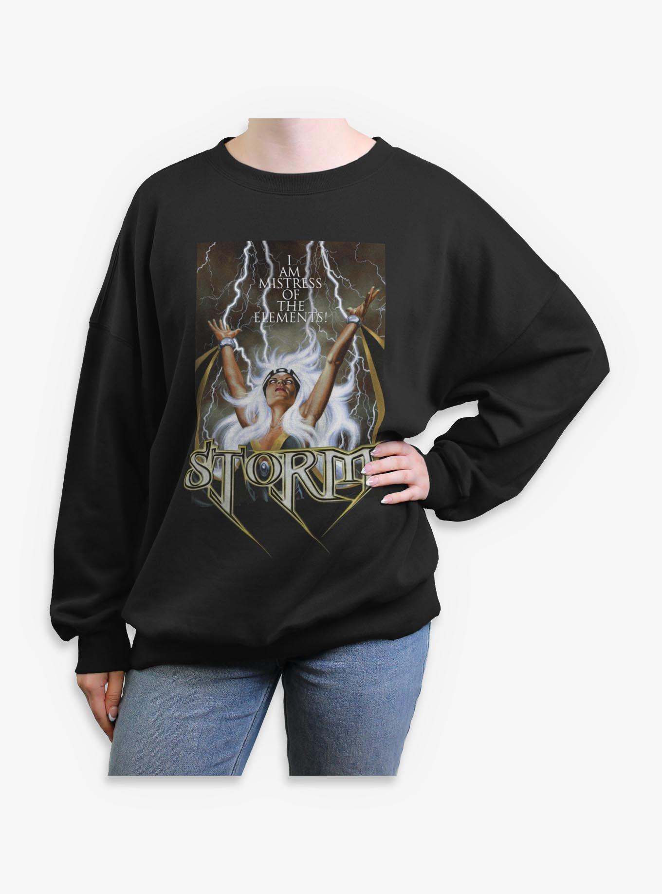 Marvel X-Men Storm Mistress Of The Elements Girls Oversized Sweatshirt, , hi-res