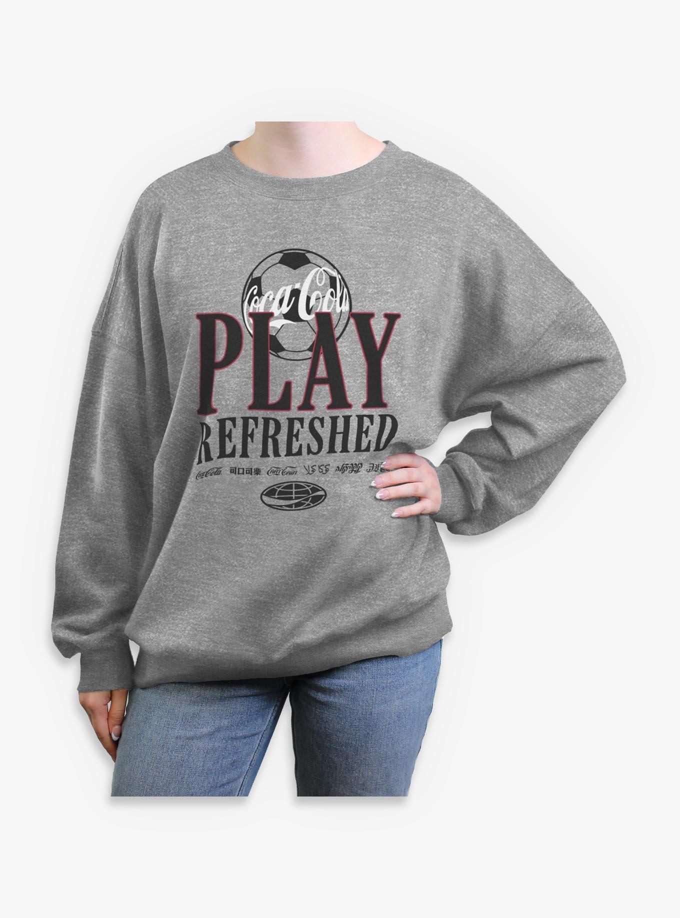 Coca-Cola Play Refreshed Girls Oversized Sweatshirt, , hi-res