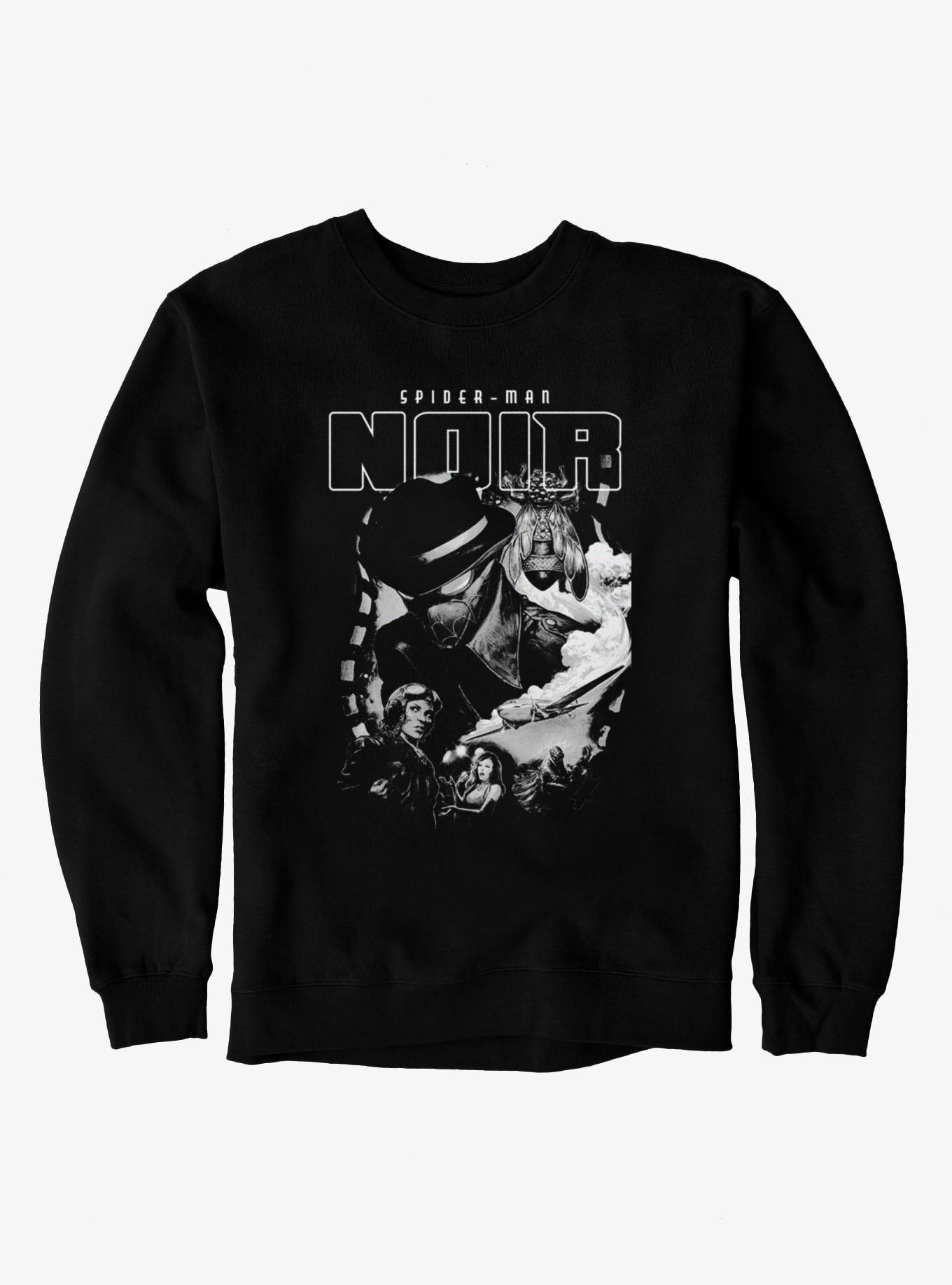 Marvel Spider-Man Noir Detective Fly On The Wall Sweatshirt, , hi-res