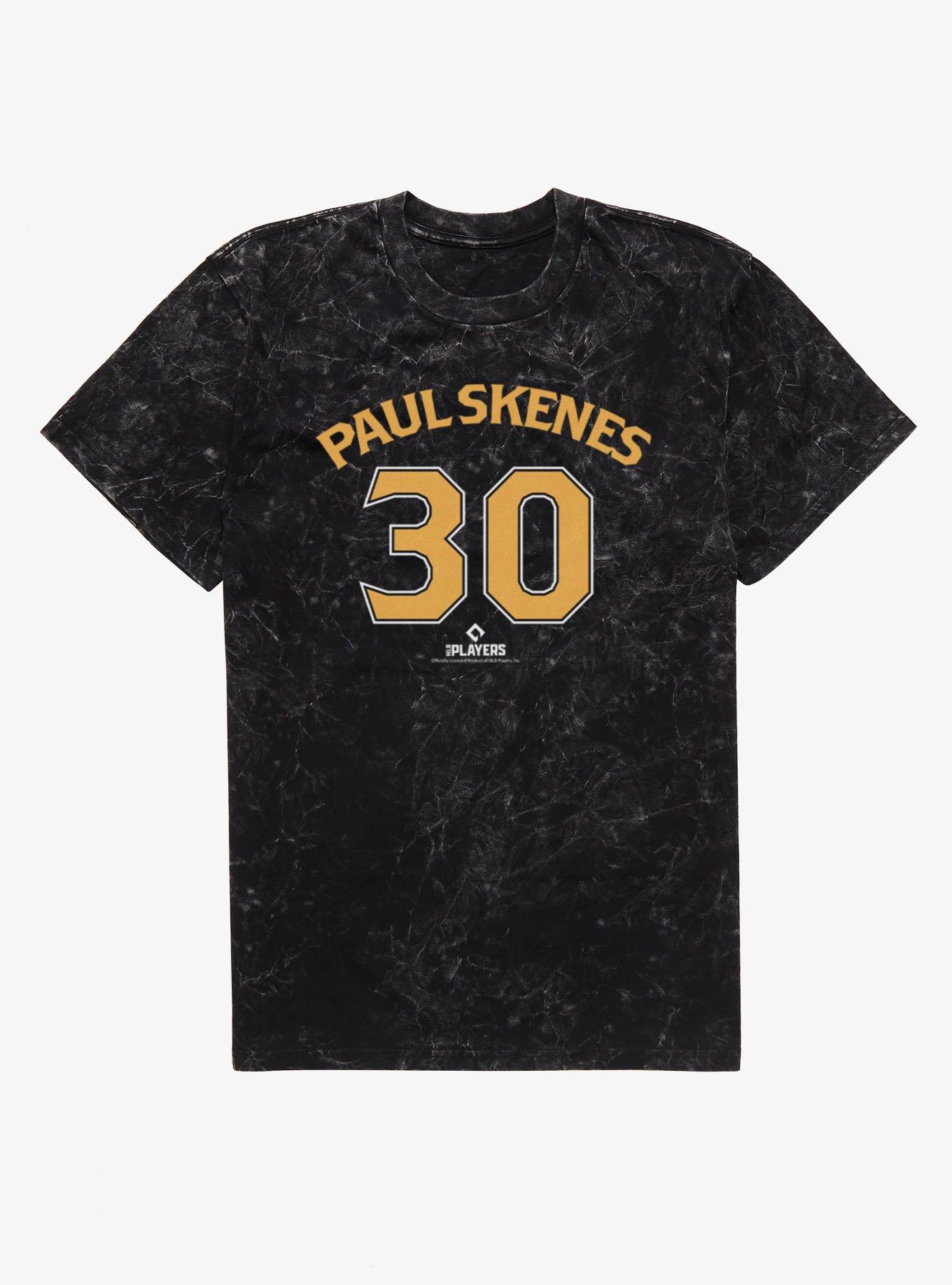 MLB Paul Skenes Number 30 Mineral Wash T-Shirt, , hi-res