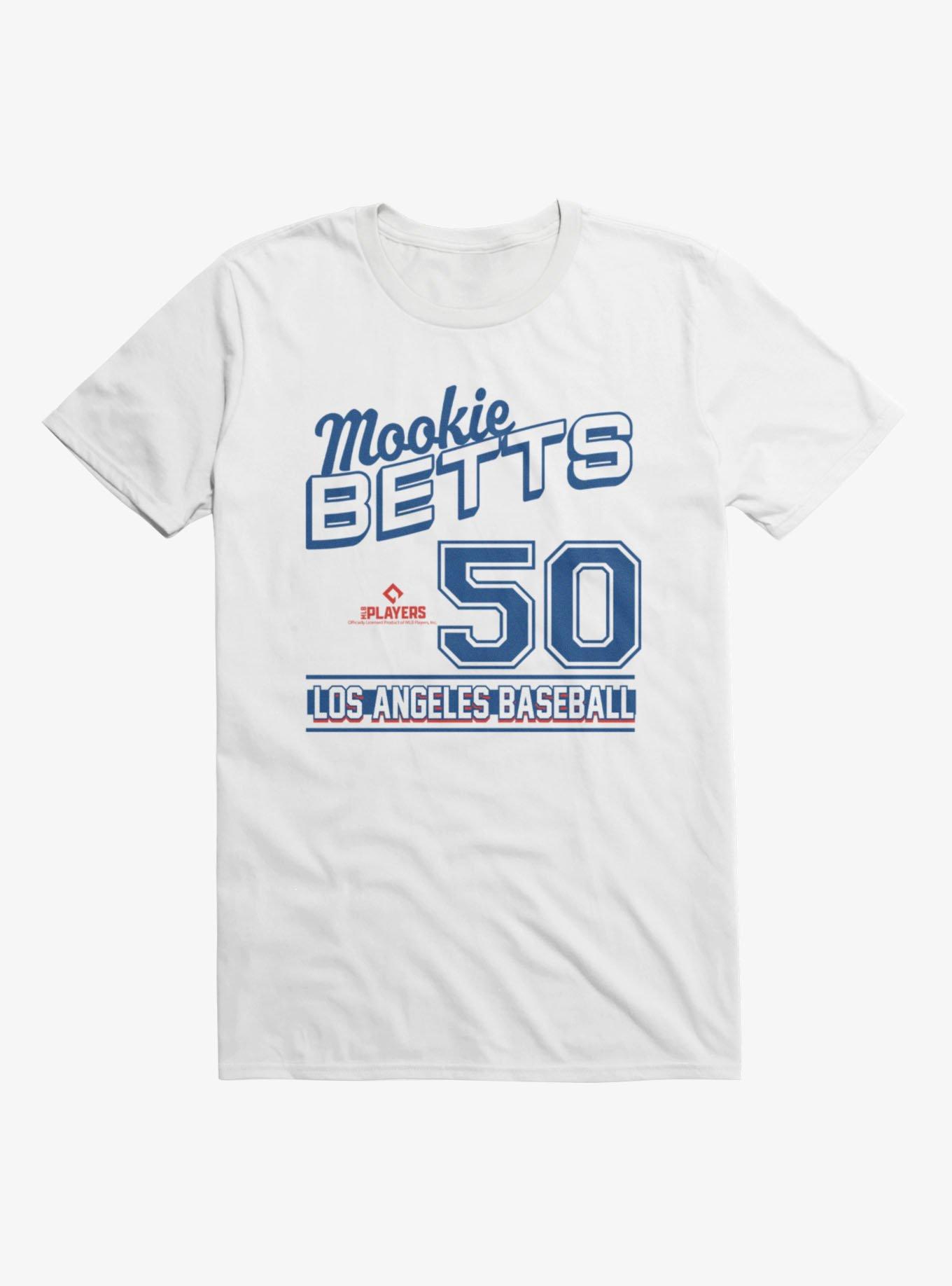 MLB Mookie Betts LA Baseball Stripes T-Shirt, , hi-res