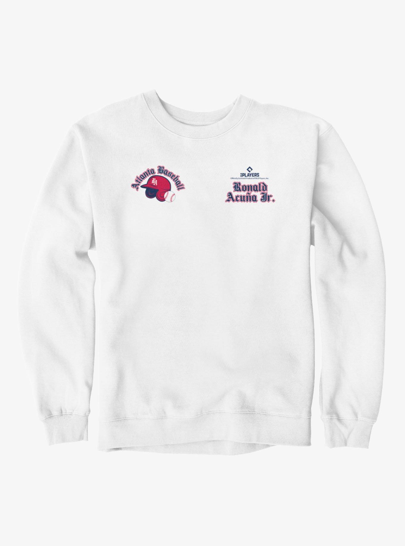 MLB Ronald Acu?a Jr. Atlanta Helmet Sweatshirt, , hi-res