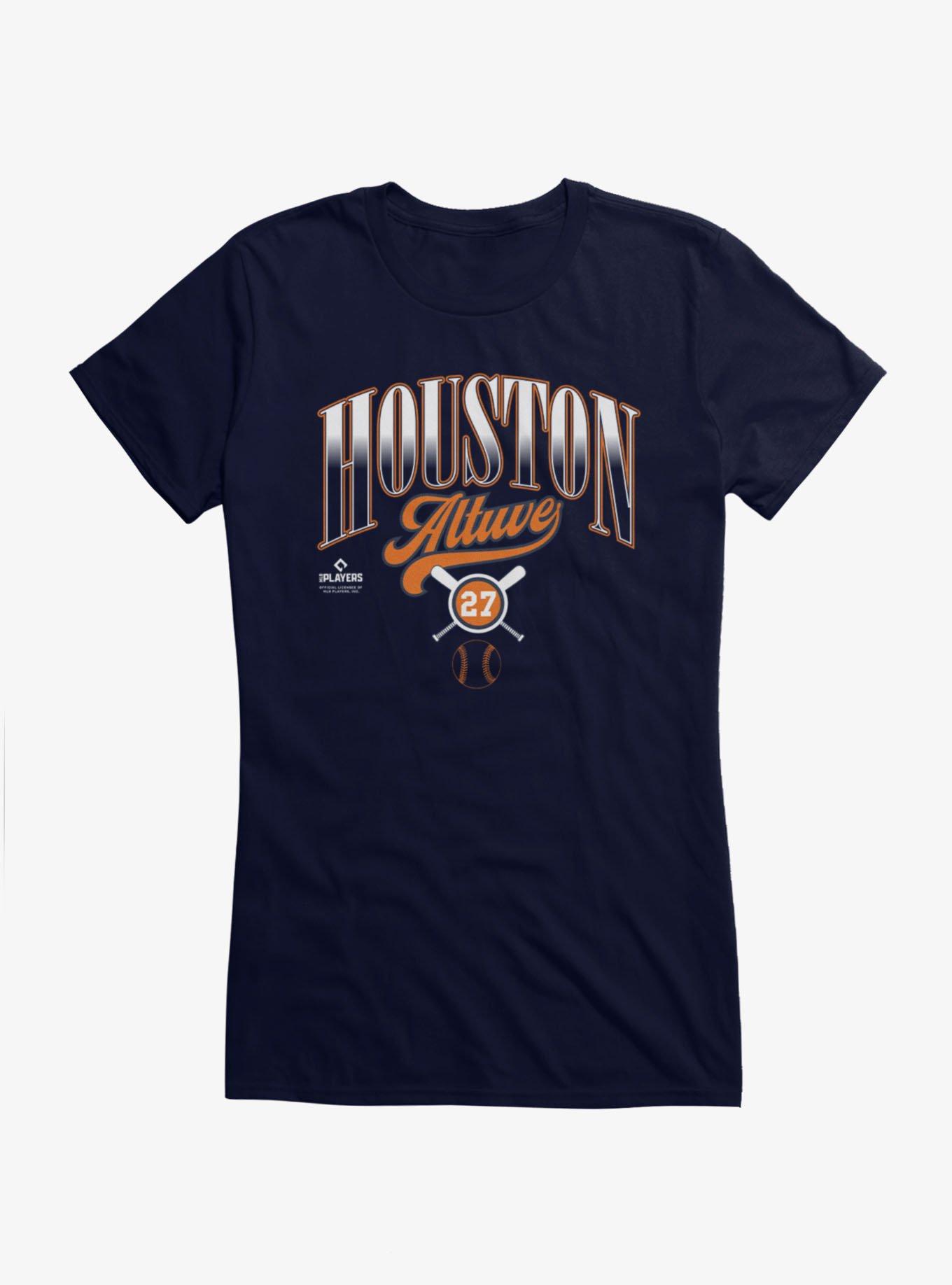 MLB Jose Altuve Houston Bats Crossed Girls T-Shirt, , hi-res