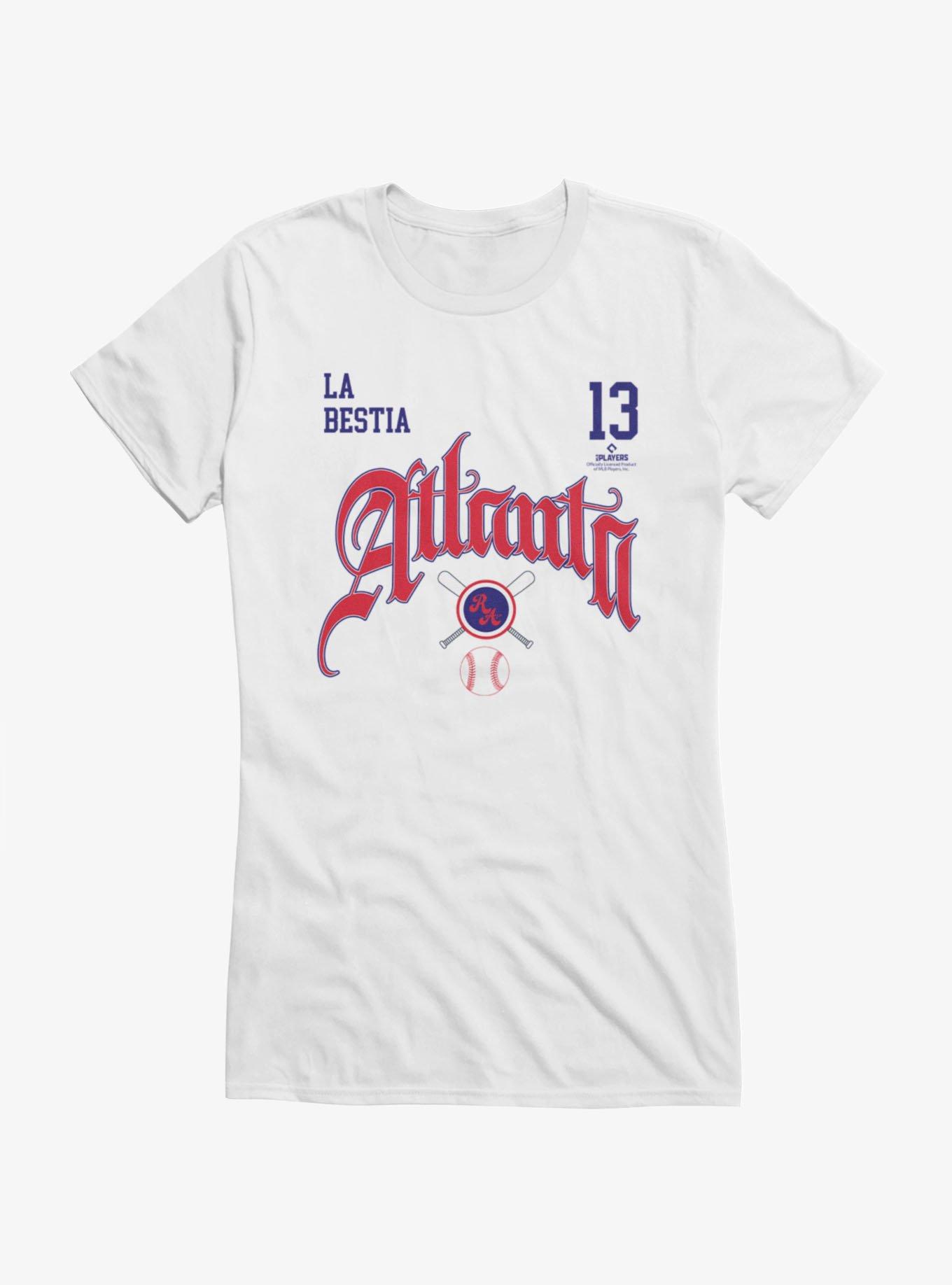 MLB Ronald Acuna Jr. Atlanta La Bestia 13 Girls T-Shirt, , hi-res