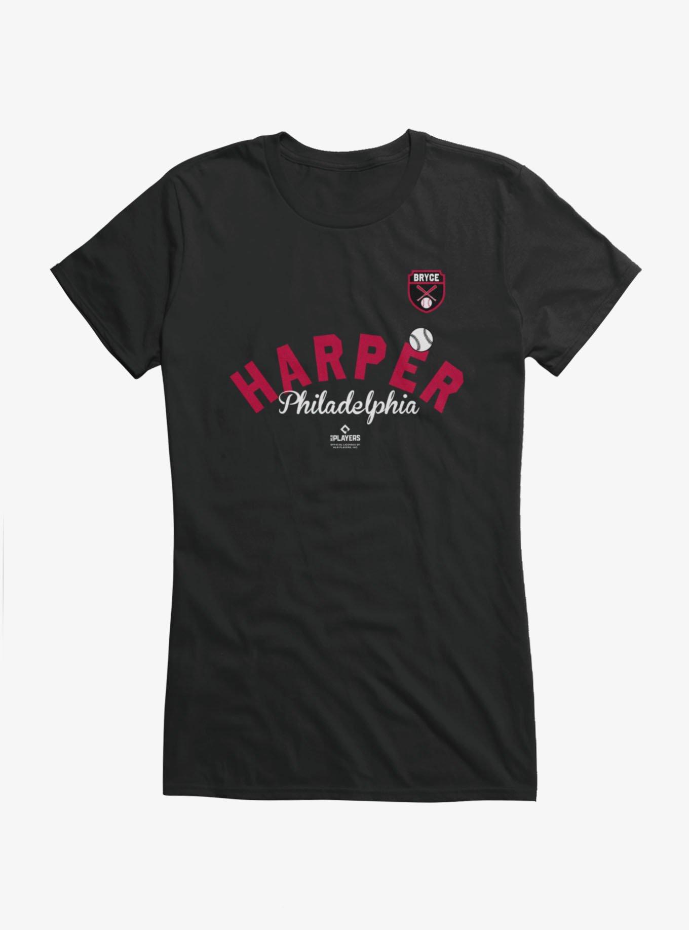 MLB Bryce Badge Harper Girls T-Shirt, , hi-res