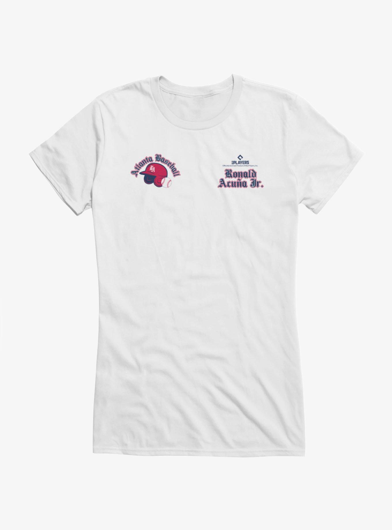 MLB Ronald Acuna Jr. Atlanta Helmet Girls T-Shirt, , hi-res