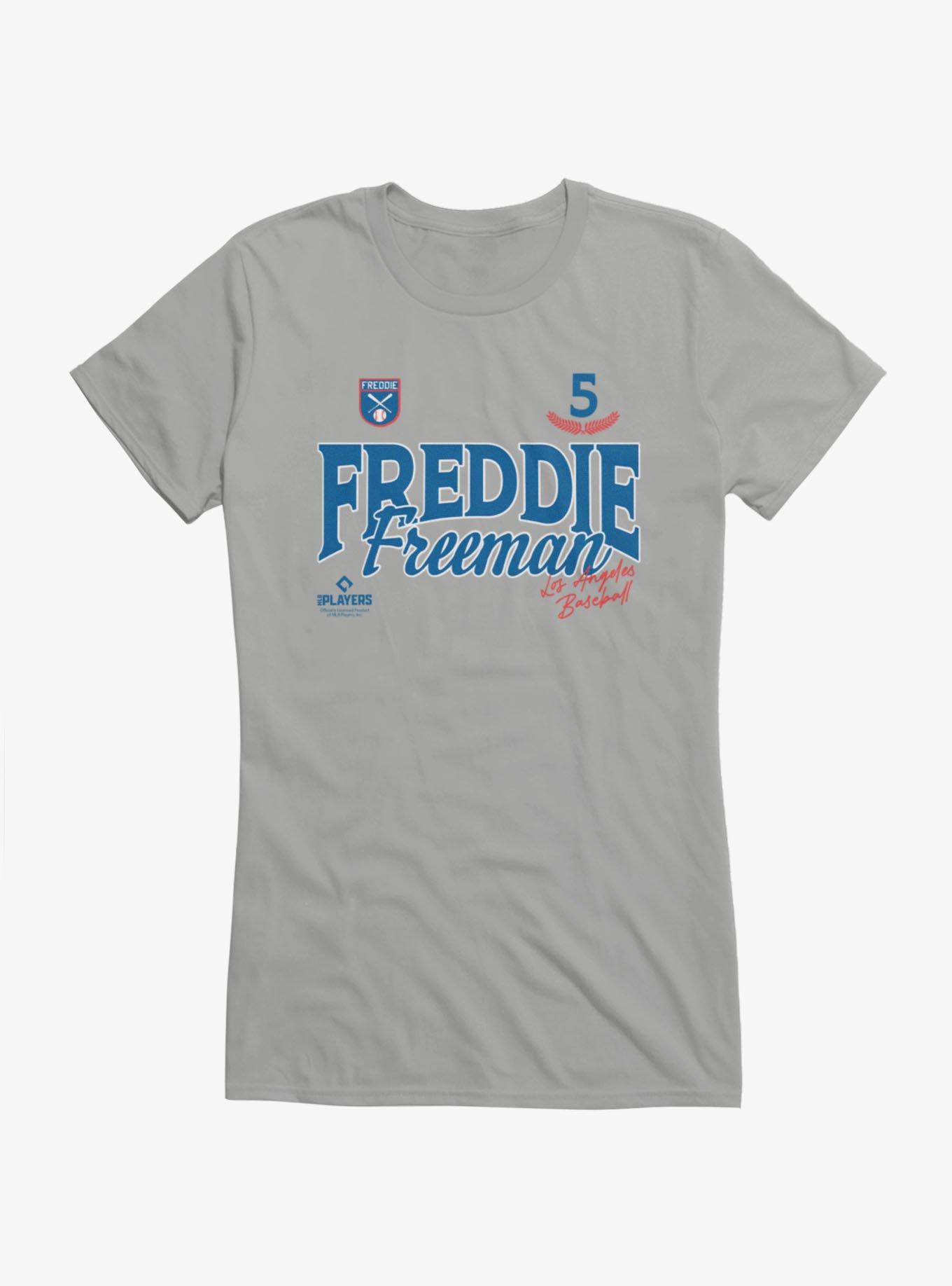 MLB Freddie Freeman Baseball Badges Girls T-Shirt, , hi-res