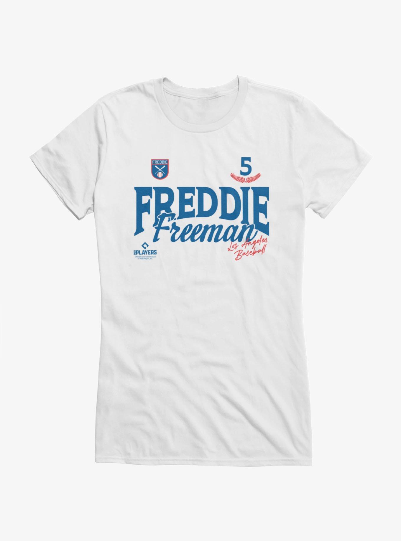 MLB Freddie Freeman Baseball Badges Girls T-Shirt, , hi-res