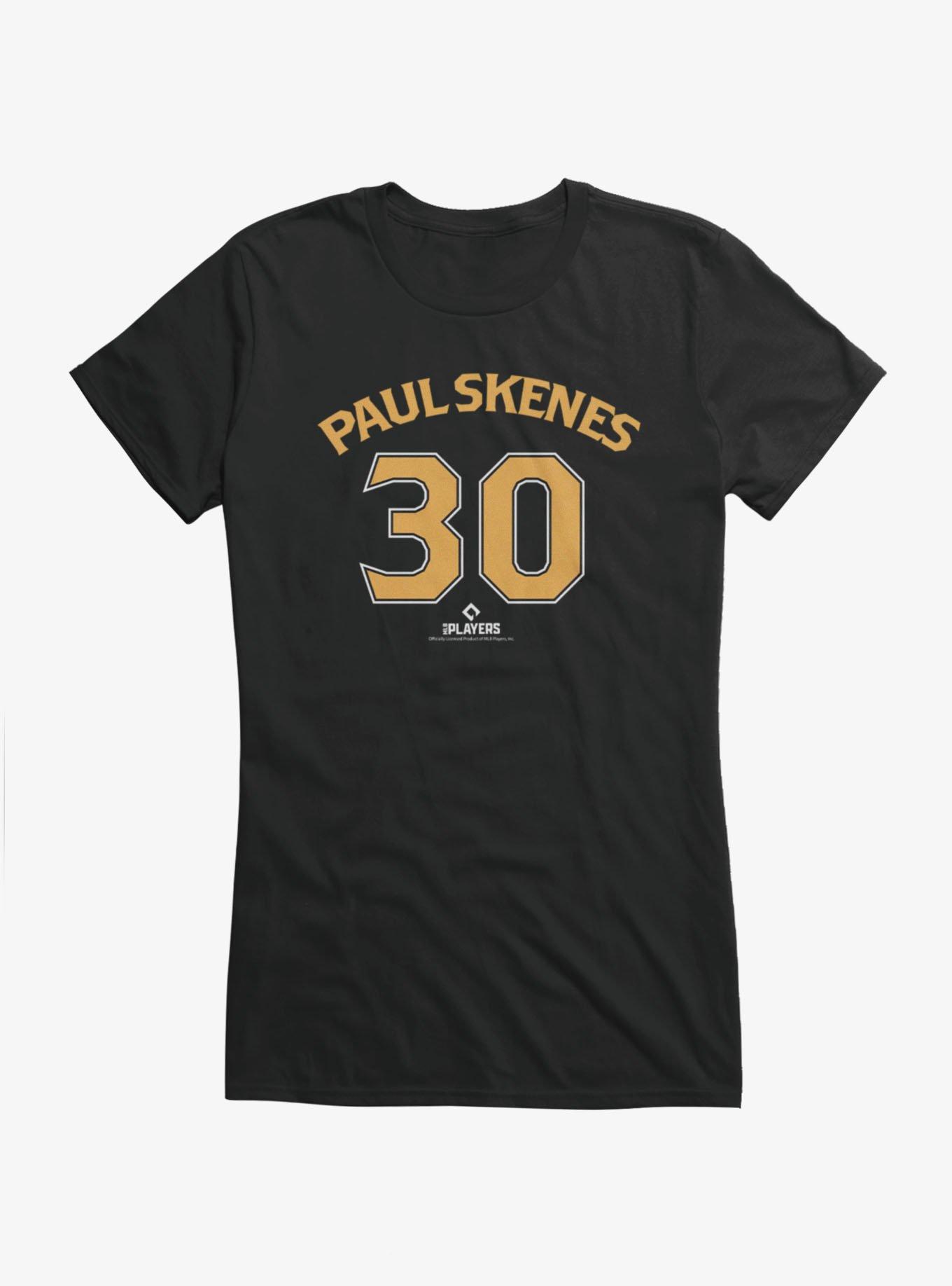 MLB Paul Skenes Number 30 Girls T-Shirt, BLACK, hi-res