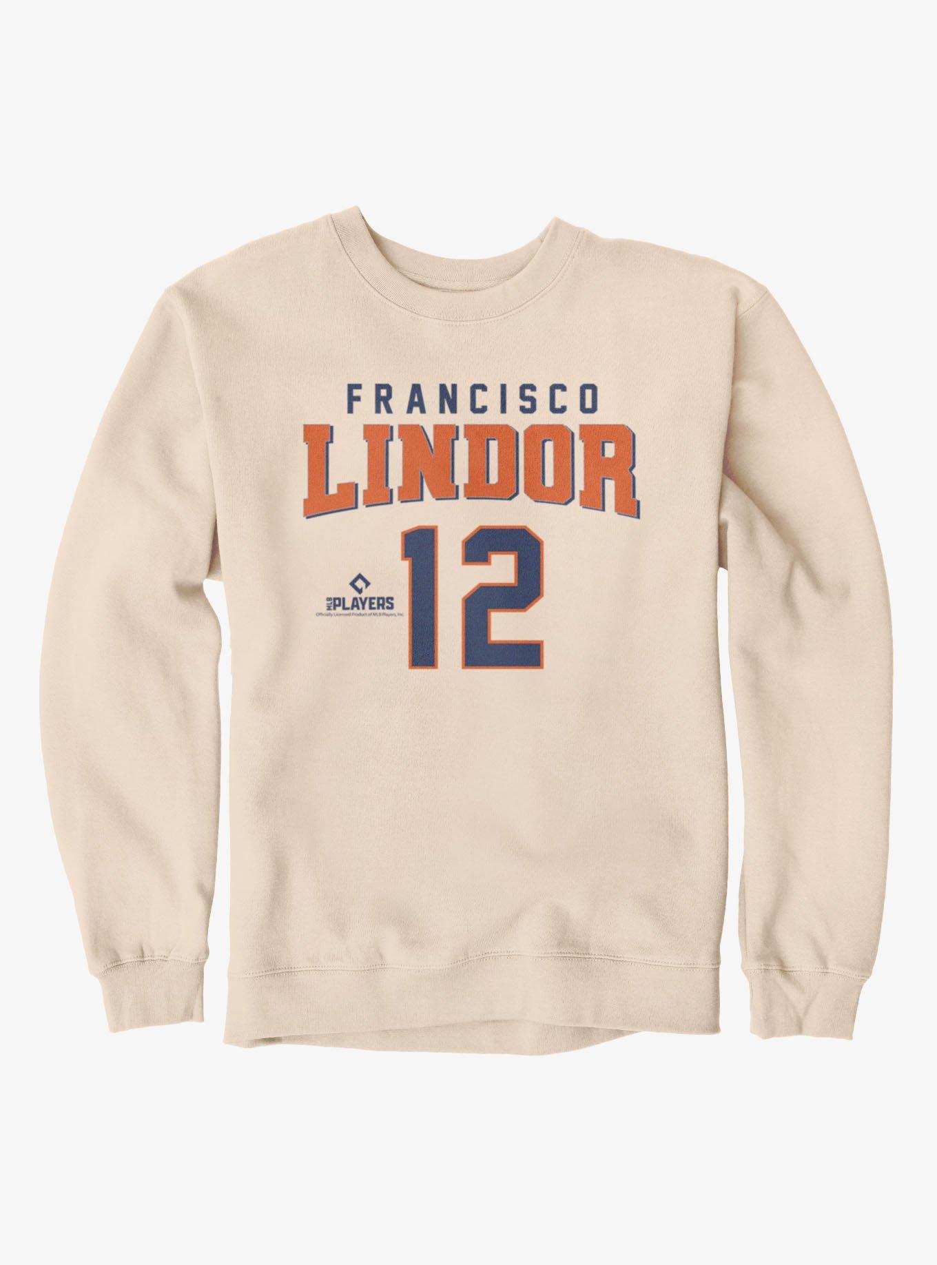 MLB Francisco Lindor 12 Sweatshirt, , hi-res