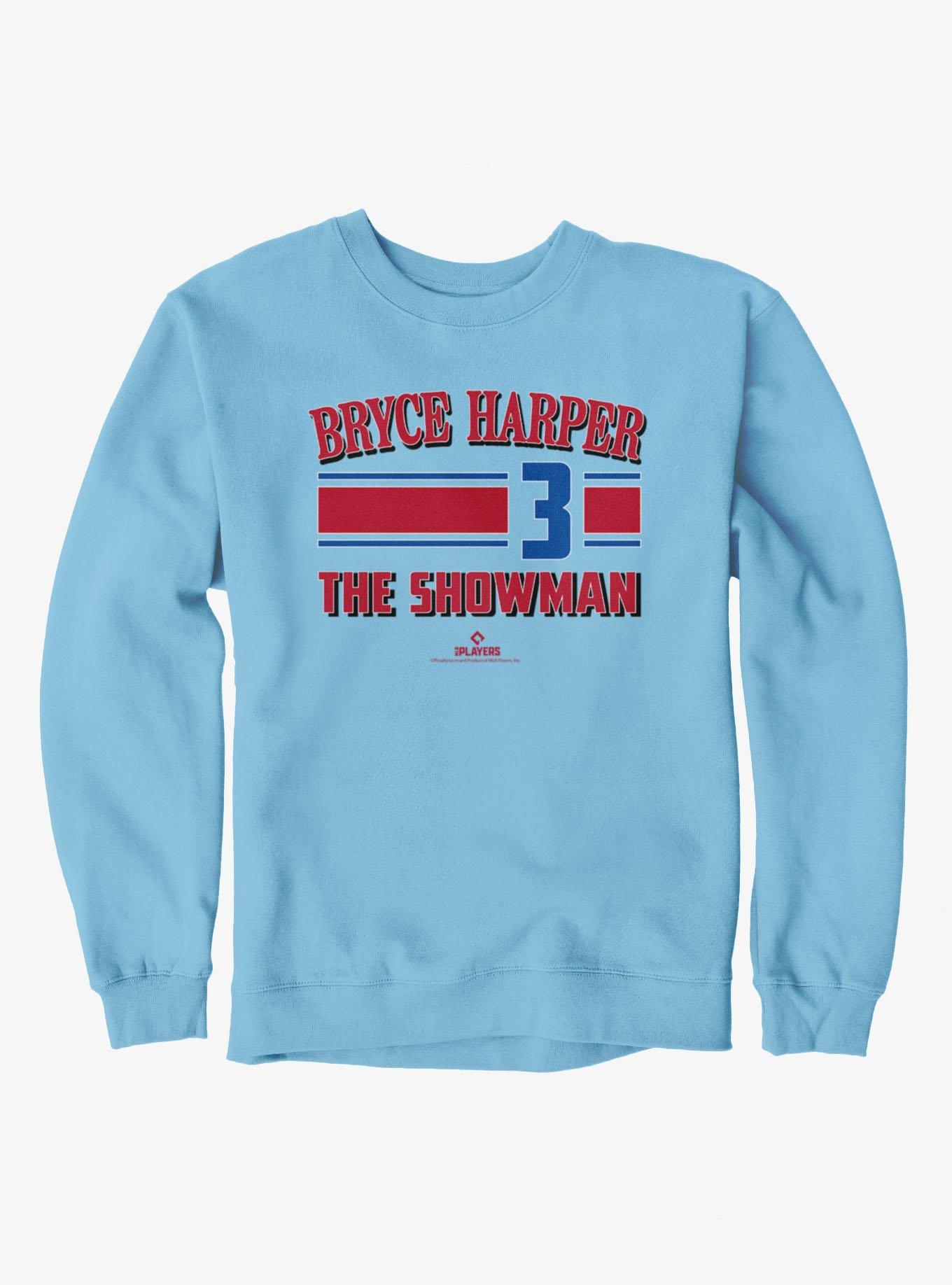MLB Bryce Harper The Showman Sweatshirt, LIGHT BLUE, hi-res