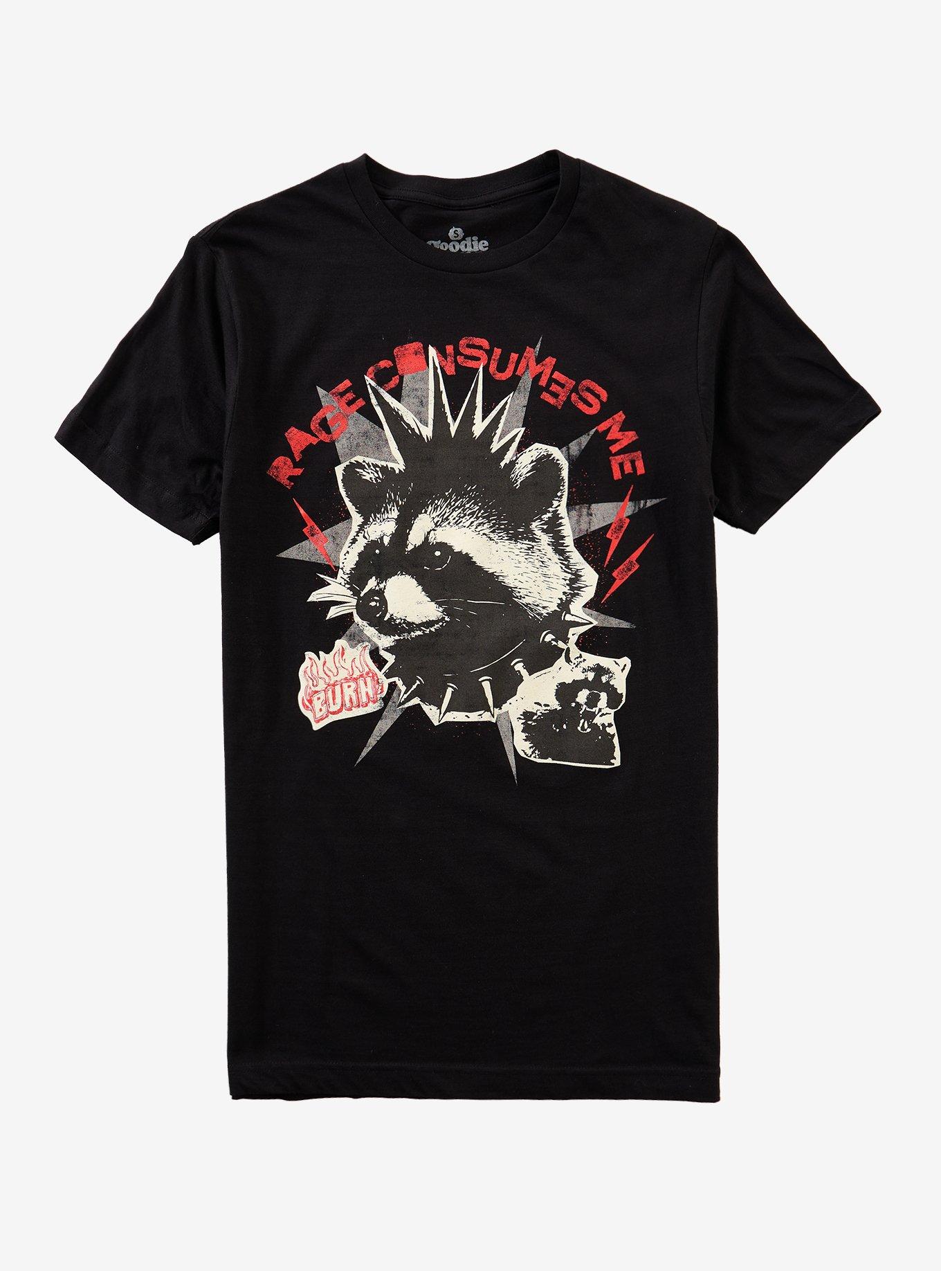 Raccoon Rage T-Shirt By Goodie Two Sleeves, , hi-res