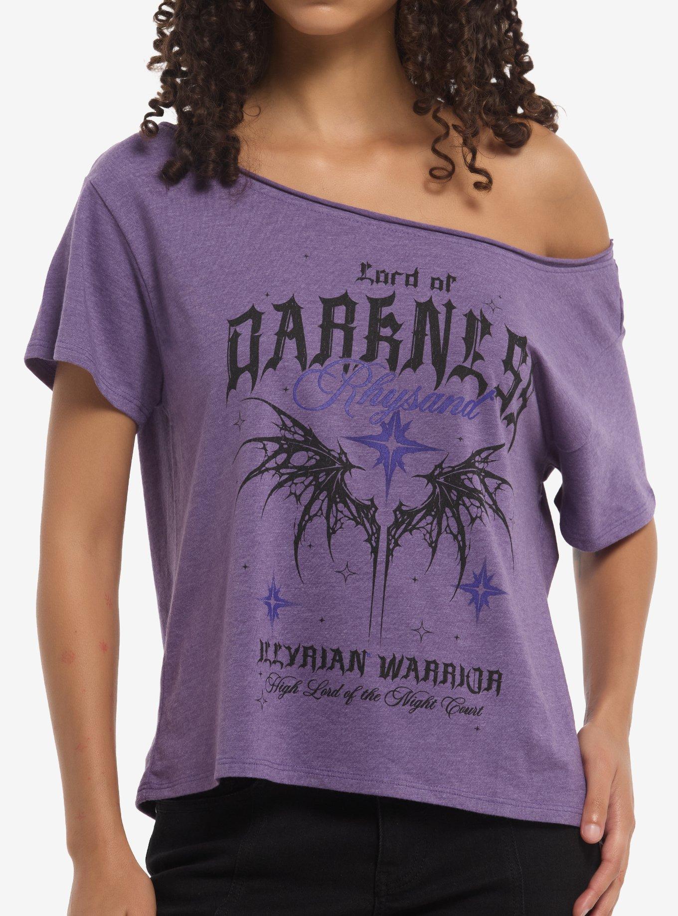 A Court Of Thorns And Roses Rhysand Girls Off-Shoulder T-Shirt, , hi-res
