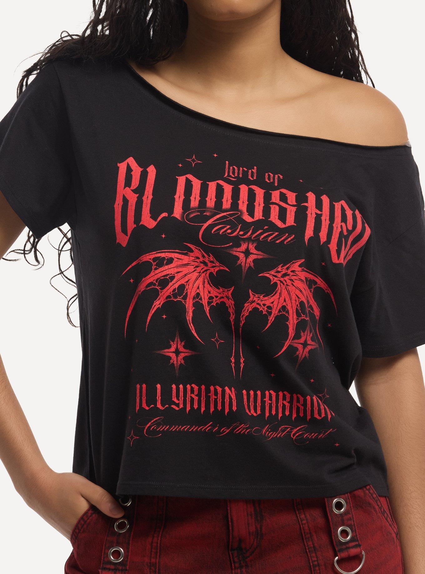 A Court Of Thorns And Roses Cassian Girls Off-Shoulder T-Shirt, , hi-res