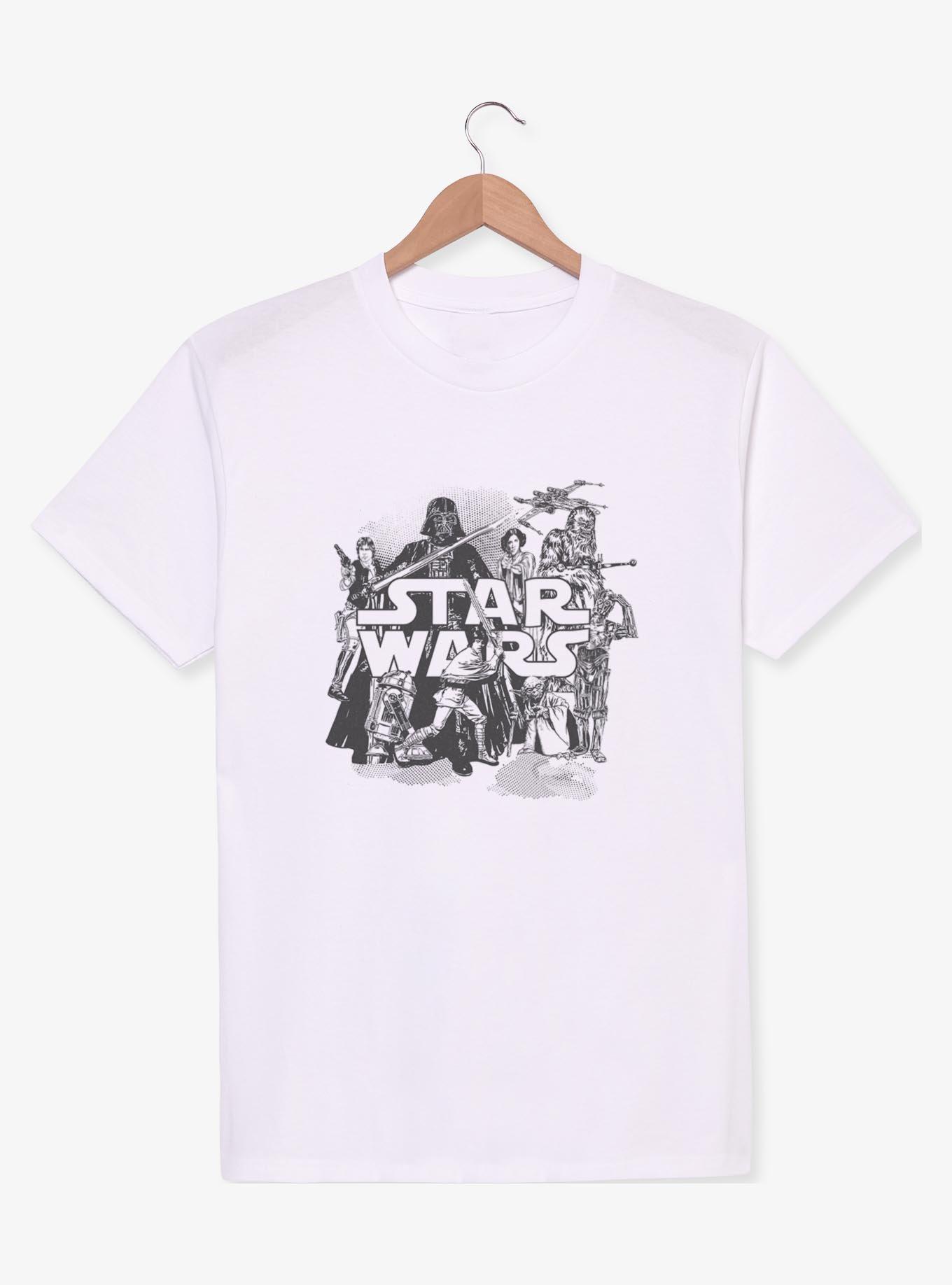 Star Wars Character Collage Sketch T-Shirt, , hi-res