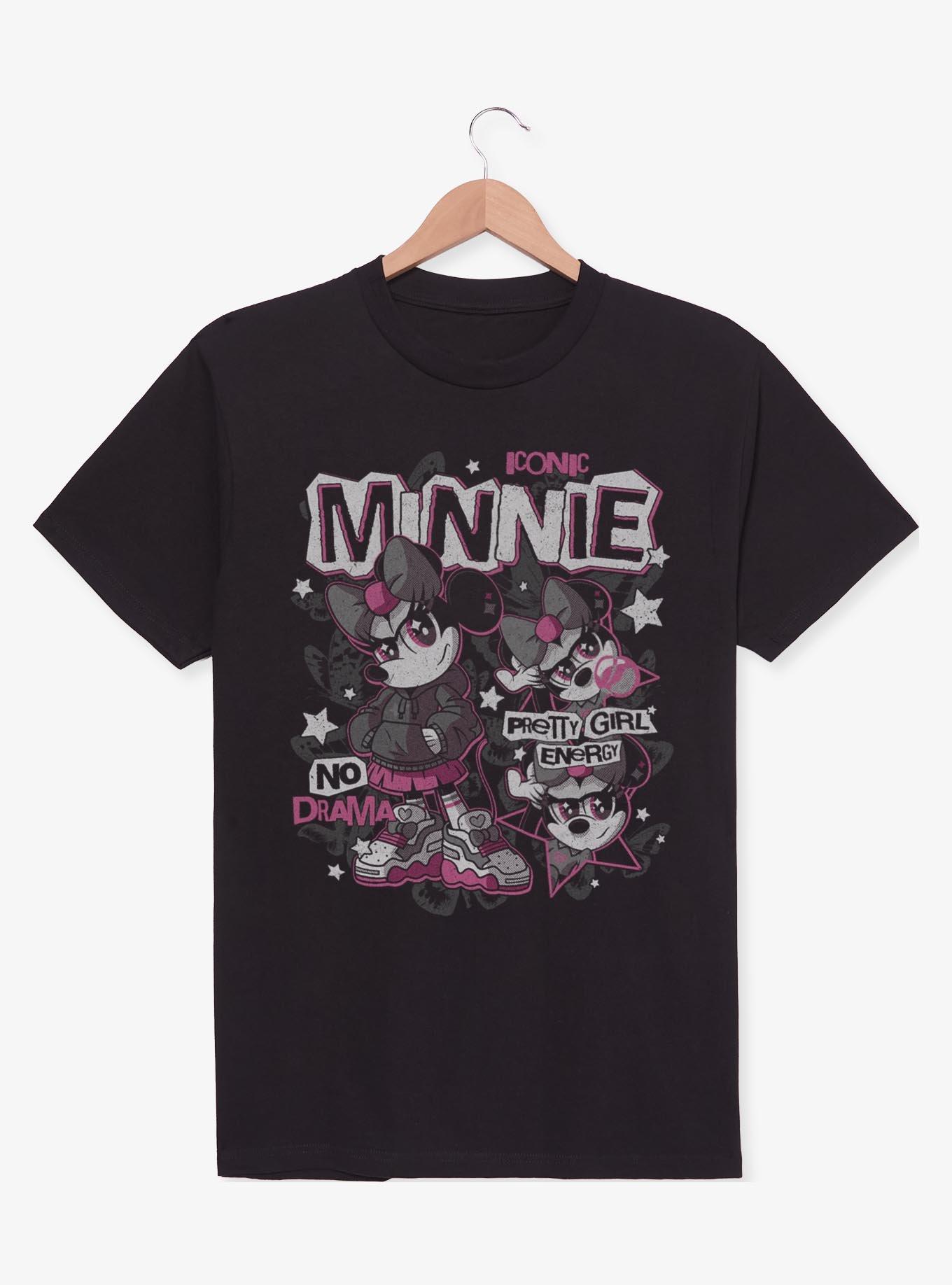 Disney Minnie Mouse Pretty Girl Energy No Drama Y2K Pop T-Shirt, , hi-res