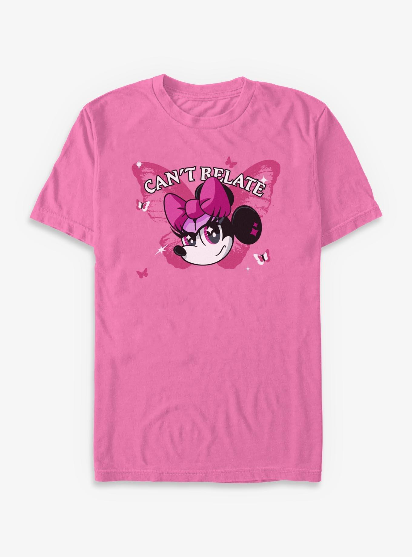 Disney Minnie Mouse Can't Relate Y2K Butterfly Garment-Dyed T-Shirt, , hi-res