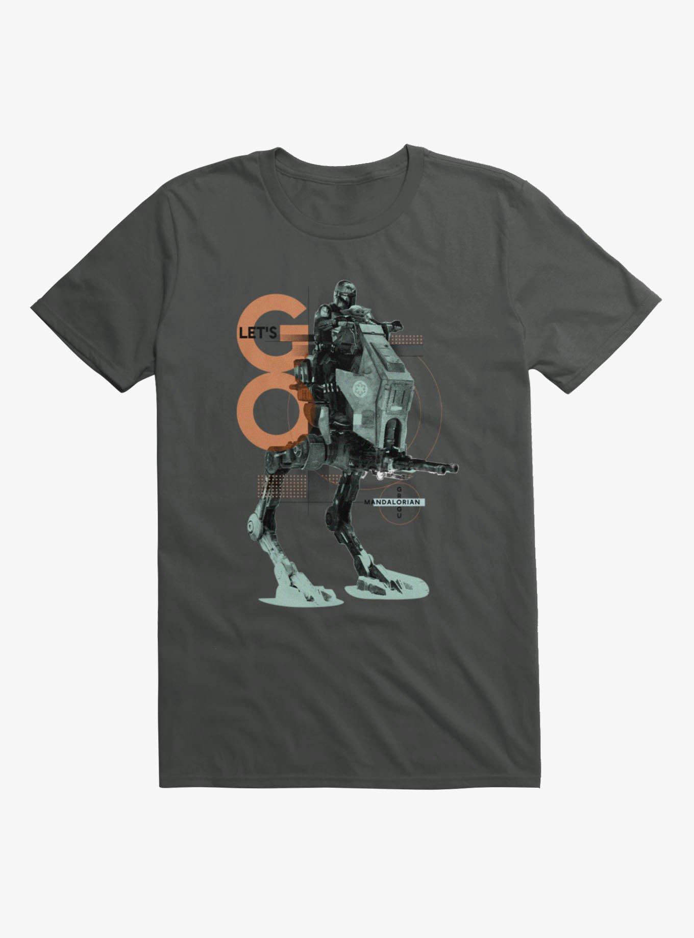 Star Wars The Mandalorian And Grogu Lets Go Walker T-Shirt, , hi-res