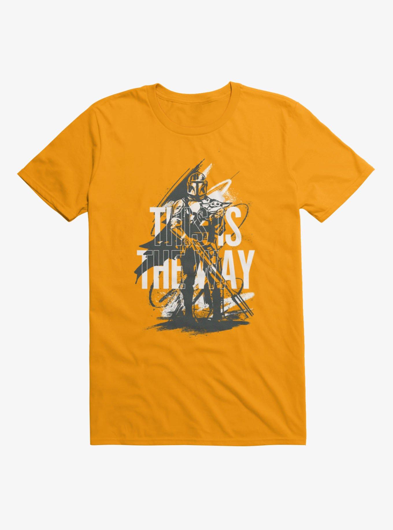 Star Wars The Mandalorian And Grogu This Is The Way Sketch T-Shirt