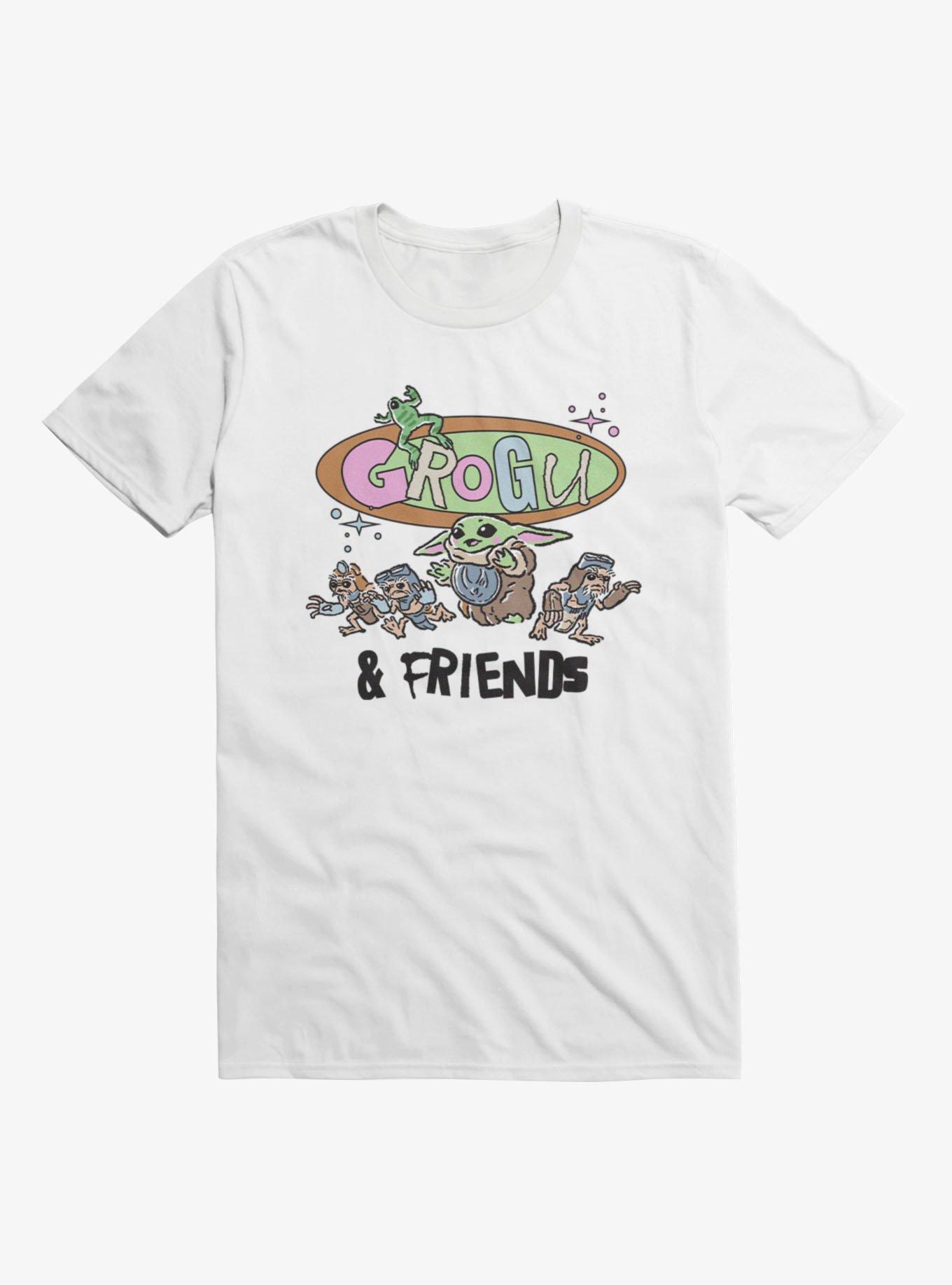 Star Wars The Mandalorian And Grogu And Friends T-Shirt Hot Topic Exclusive, , hi-res