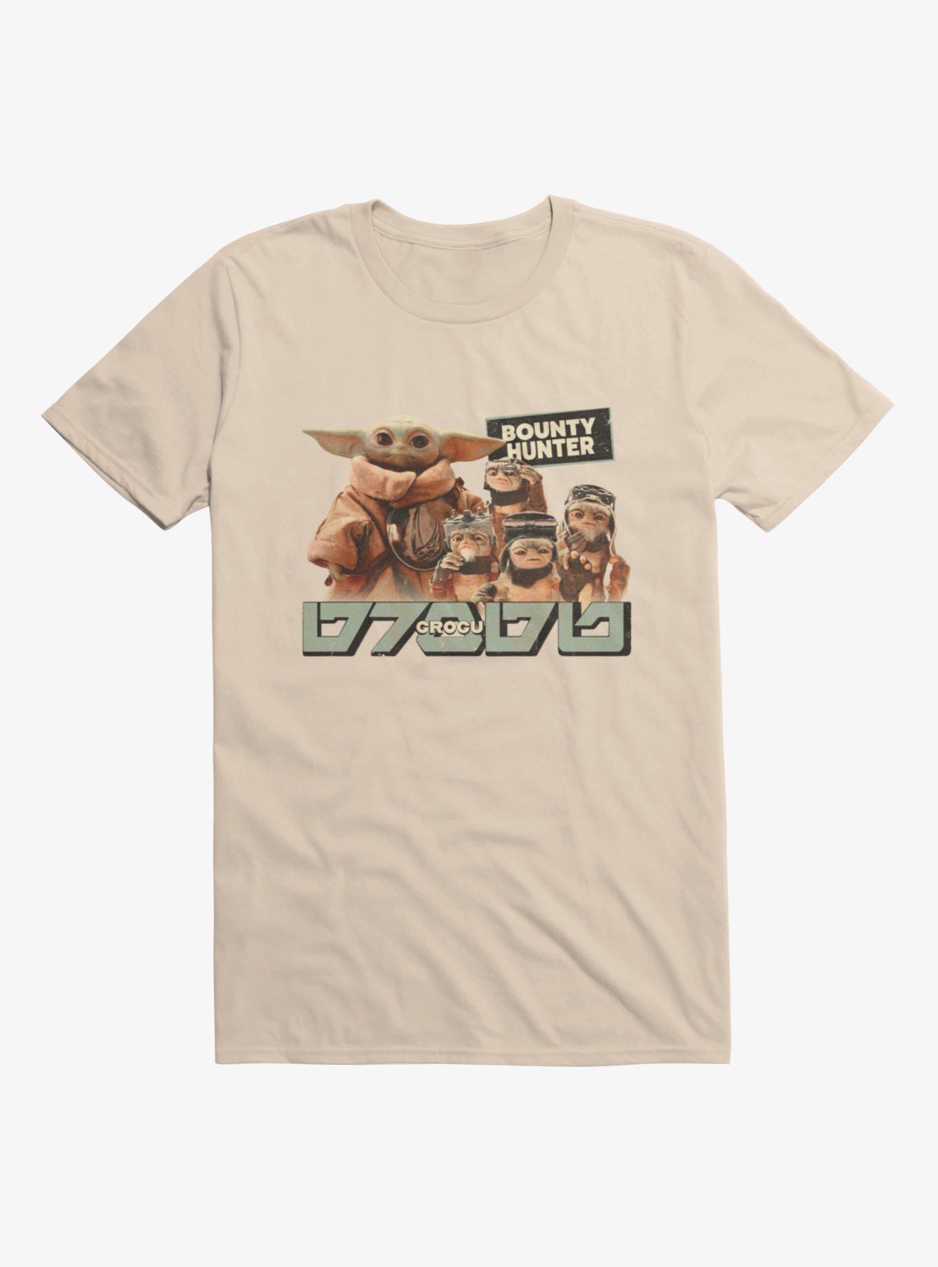 Star Wars The Mandalorian And Grogu Grogu Grogu & Anzellans The Bounty Hunter T-Shirt, , hi-res