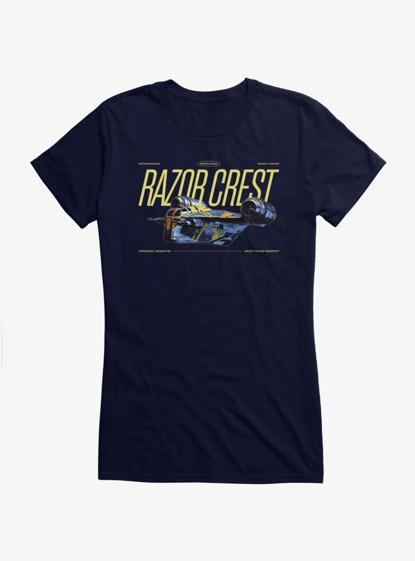Star Wars The Mandalorian And Grogu Razor Crest New Paint Girls T-Shirt