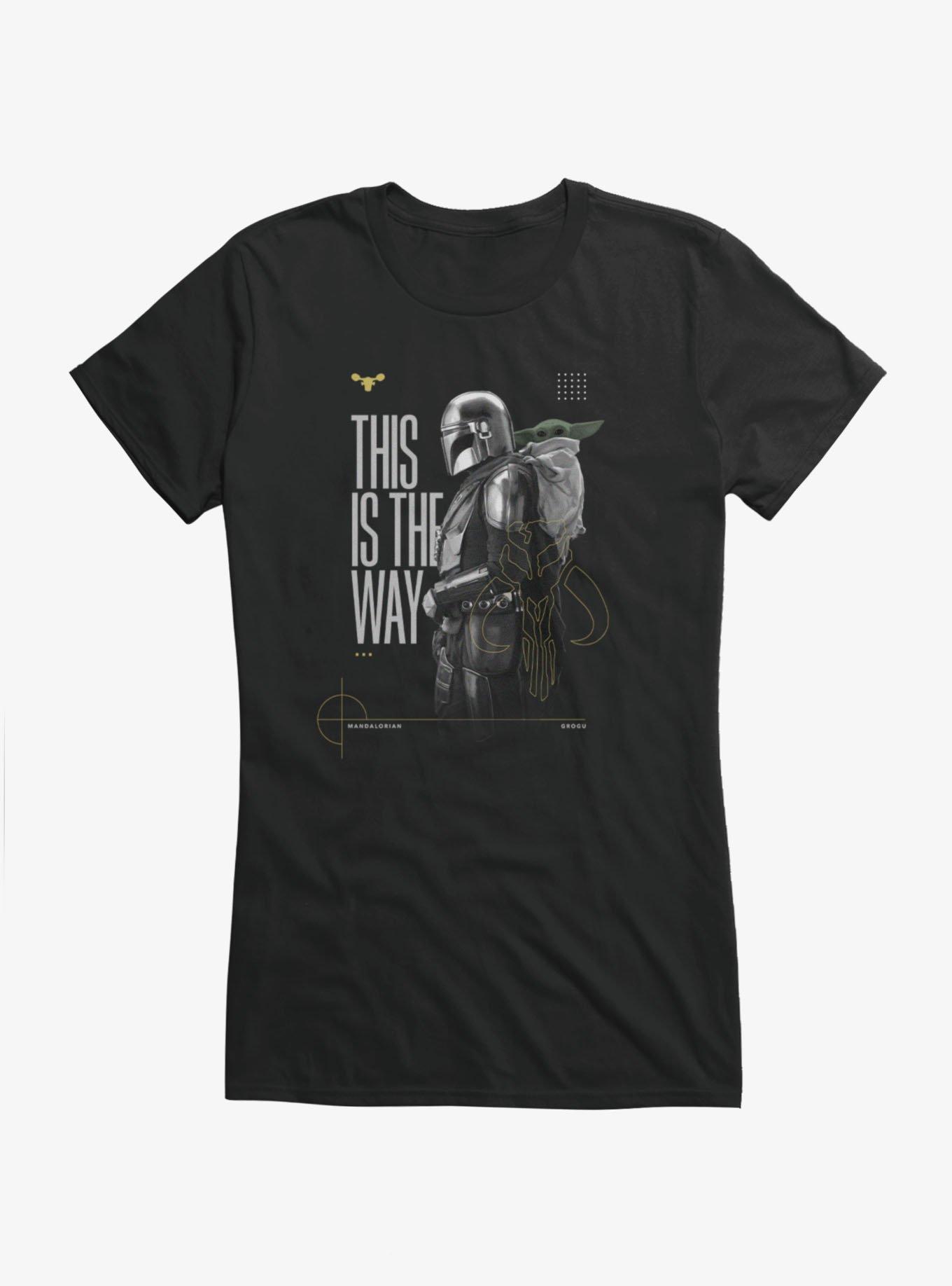 Star Wars The Mandalorian And Grogu This Is The Way Side Pose Girls T-Shirt