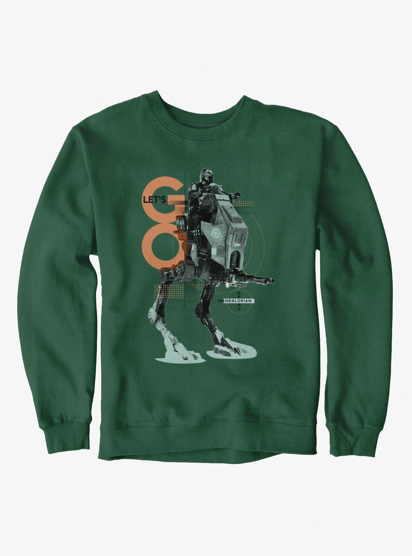 Star Wars The Mandalorian And Grogu Lets Go Walker Sweatshirt, , hi-res