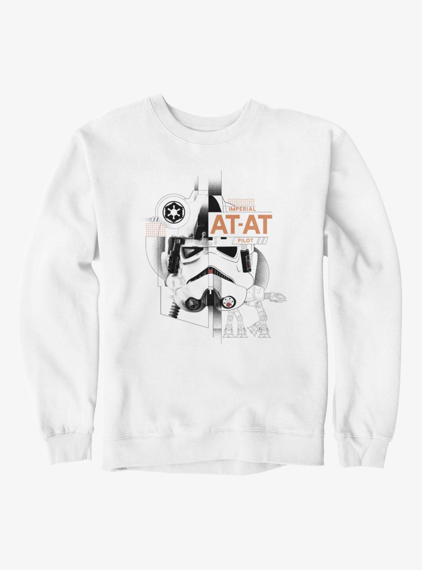 Star Wars The Mandalorian And Grogu Imperial AT-AT Pilot Sweatshirt, WHITE, hi-res