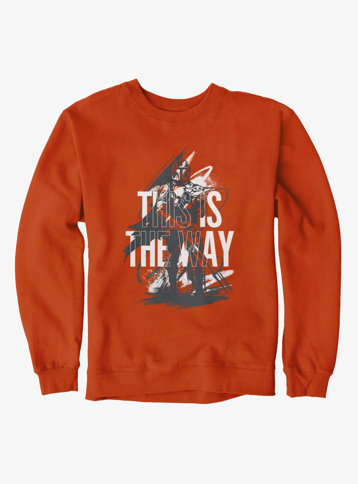 Star Wars The Mandalorian And Grogu This Is The Way Sketch Sweatshirt, , hi-res