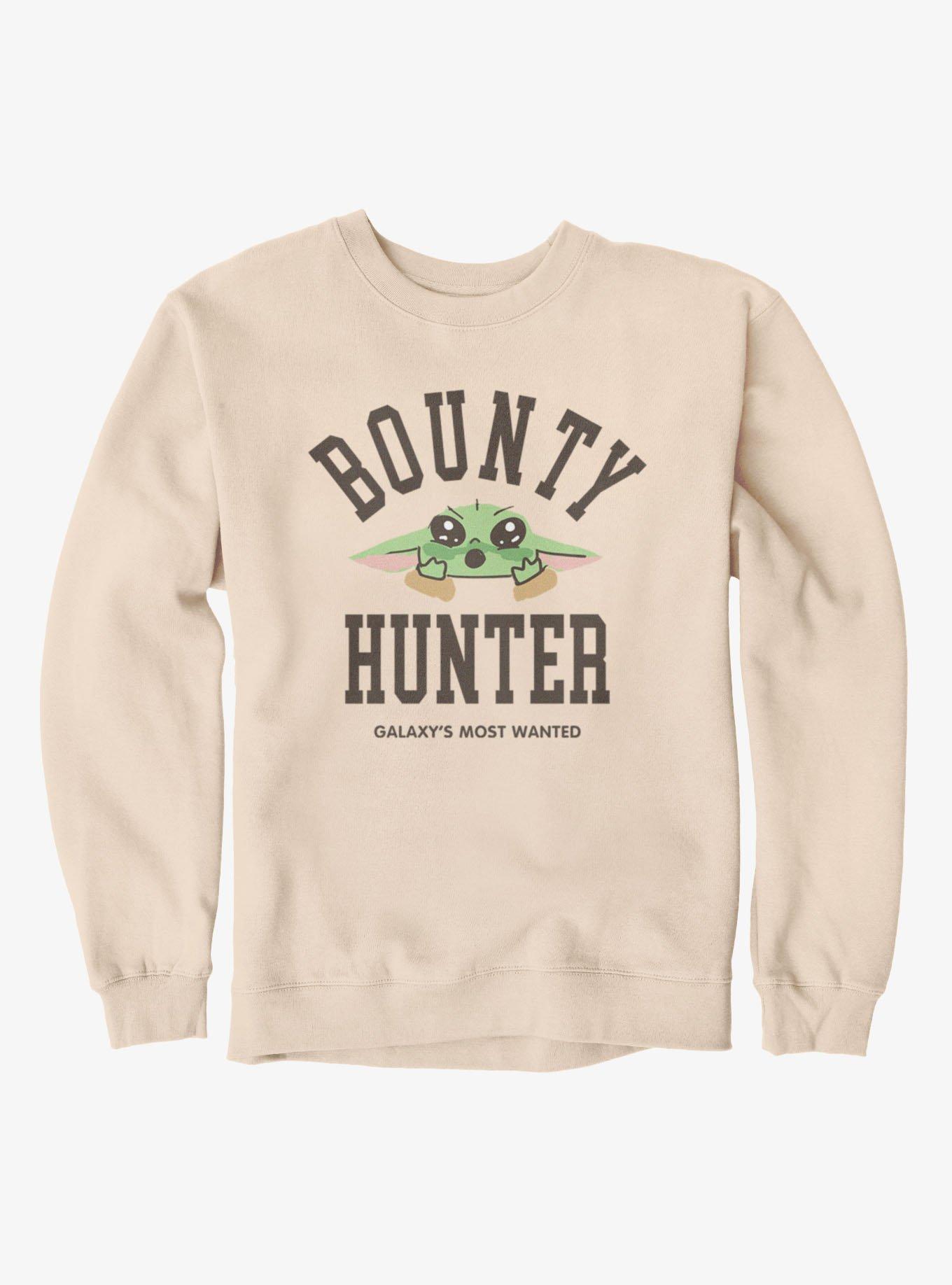 Star Wars The Mandalorian And Grogu Bounty Hunter Most Wanted Sweatshirt, , hi-res